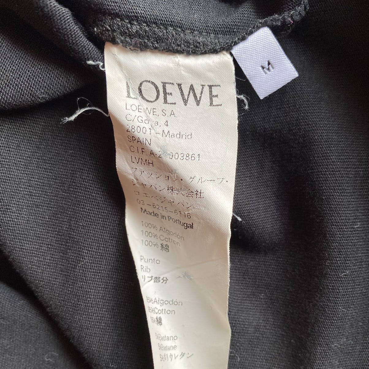 Loewe Number Patchwork T Shirt - 6