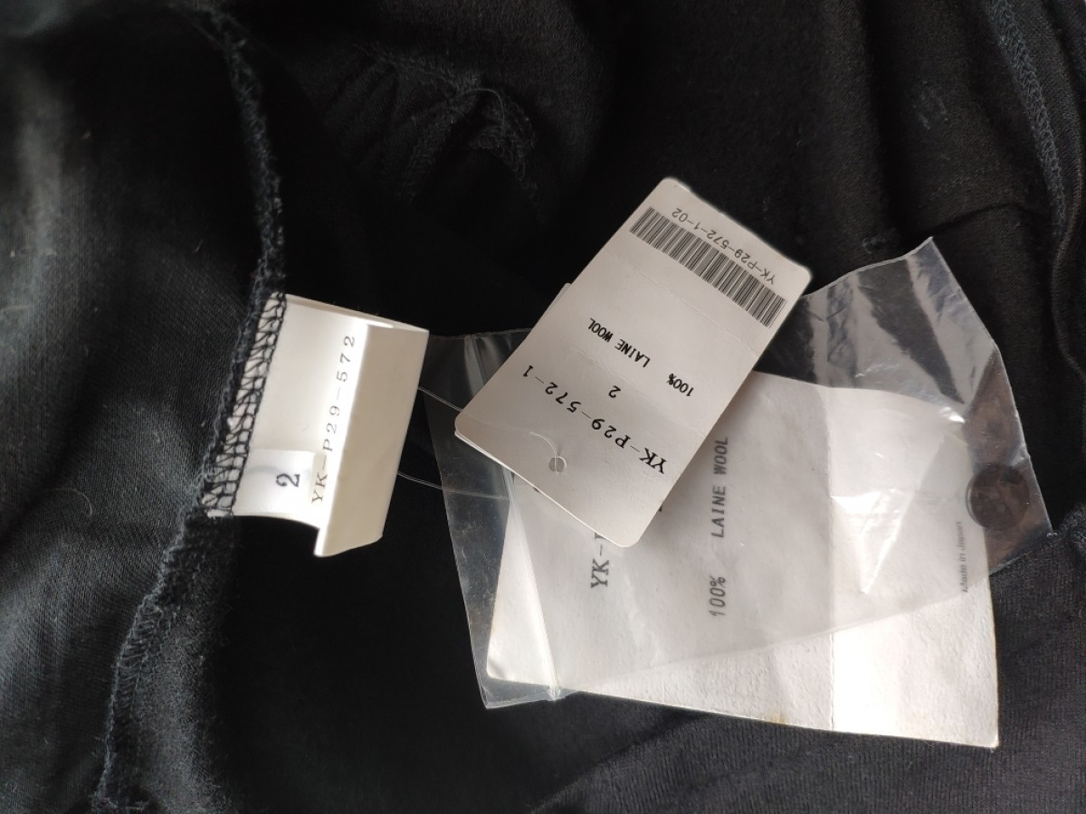 NEW ! Y's GIPSY 100% laine wool ightweight pants. - 7