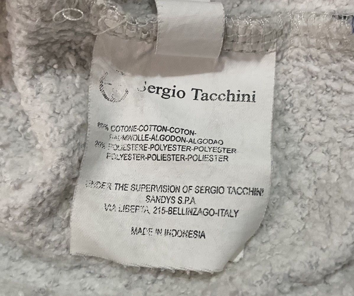 Sergio Tacchini Sweatshirt Big Logo Vintage Grey Italy - 7