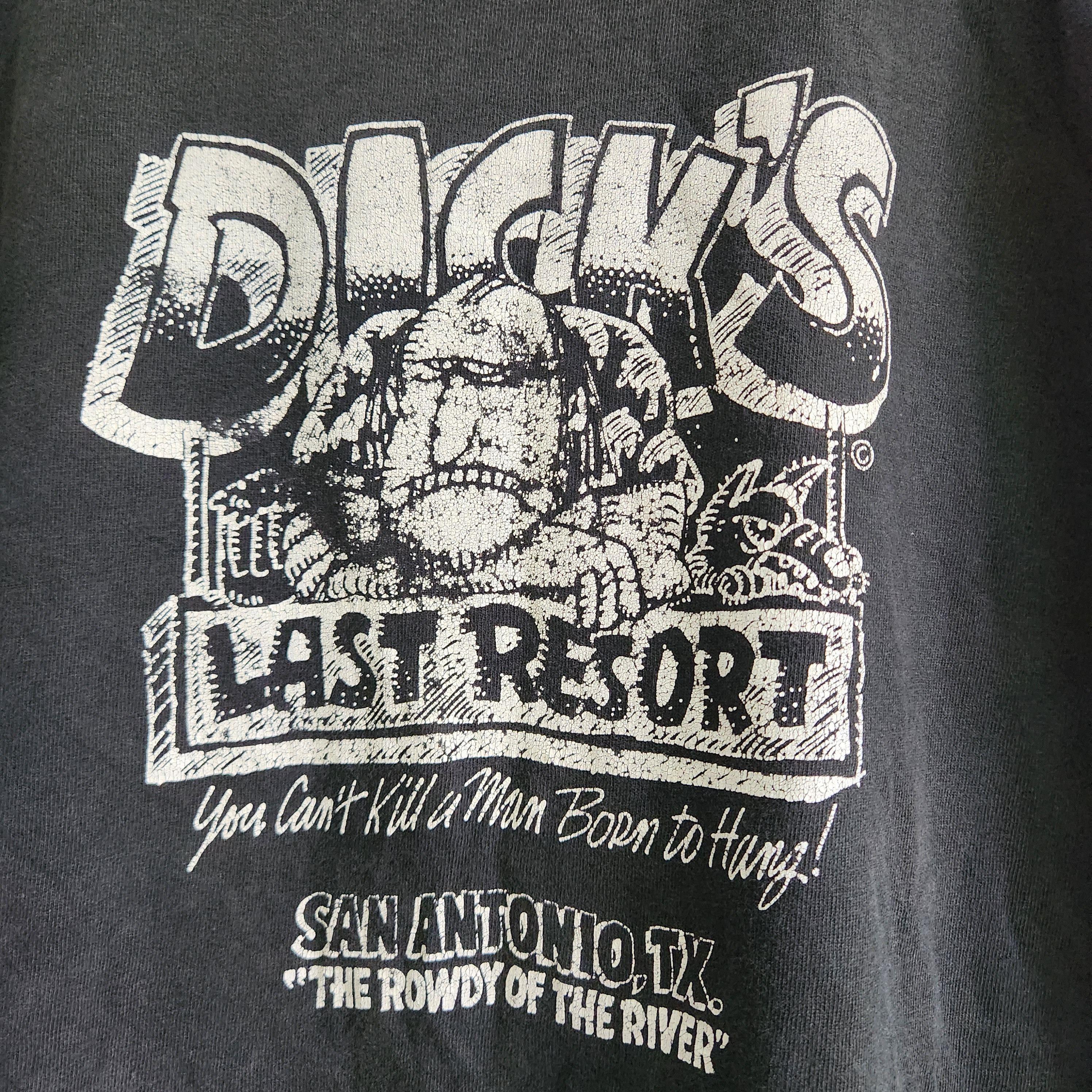 Vintage Dick's Last Resort TShirt 1990s Single Stitches - 4