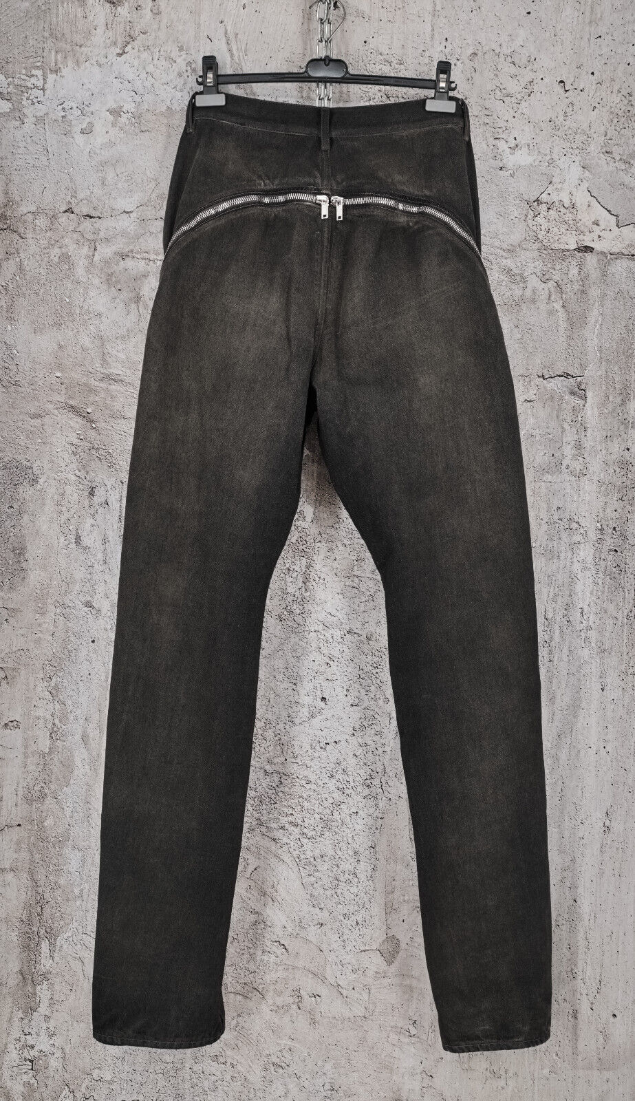 BNWT Rick Owens Bolan Banana Zip-Detailed Flaired Jeans, 1950$ - 2