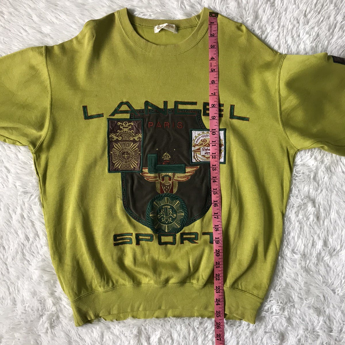 Lancel Sport Big Embroidered Sweatshirt Made in Japan - 20