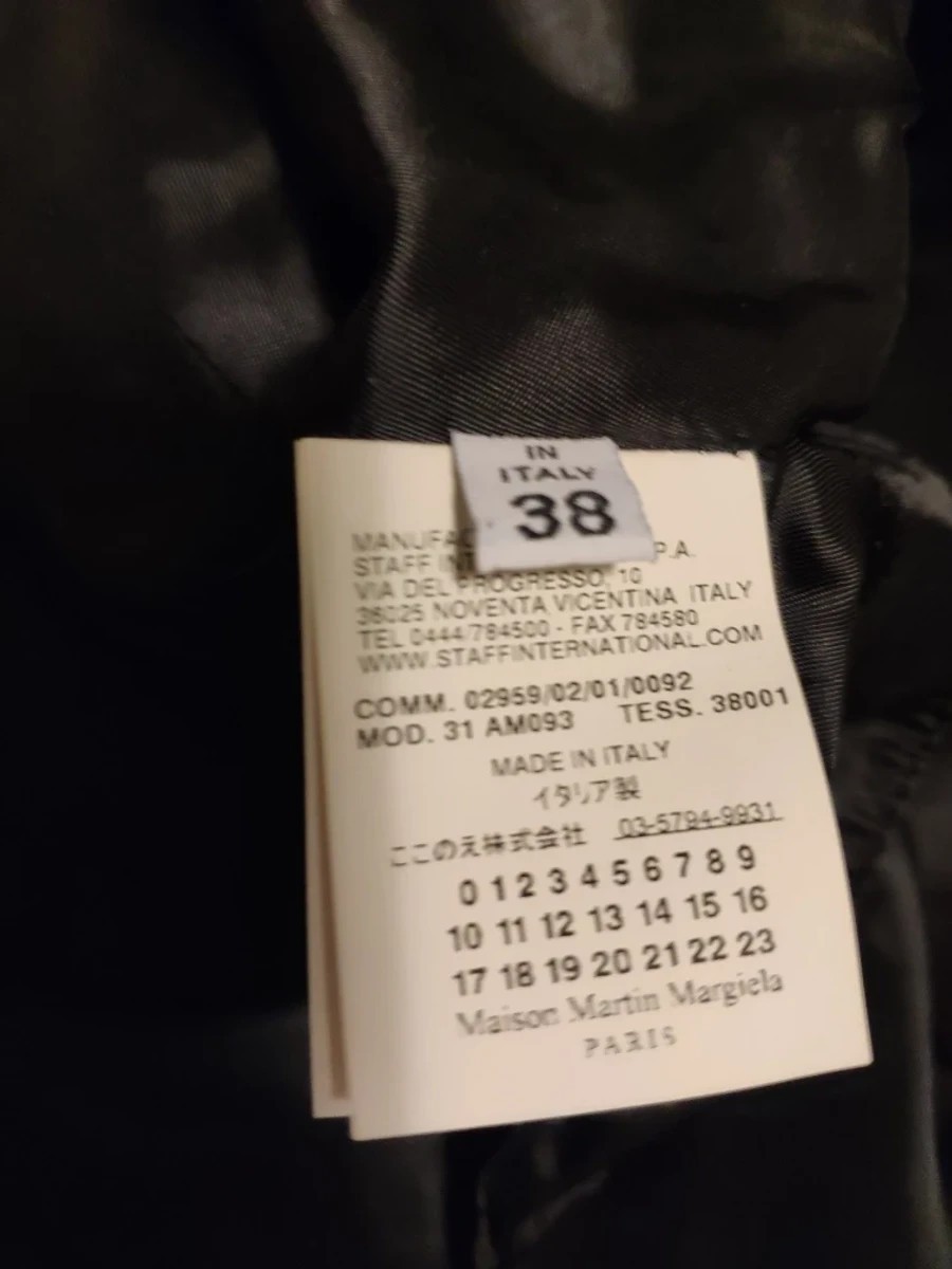 UNIQUE ! 1 Double breasted oversized black coat - 5