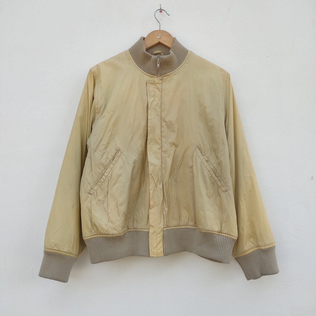 Yohji Yamamoto Ys Cropped 90s Men Bomber Wool Sherpa Jacket - 1