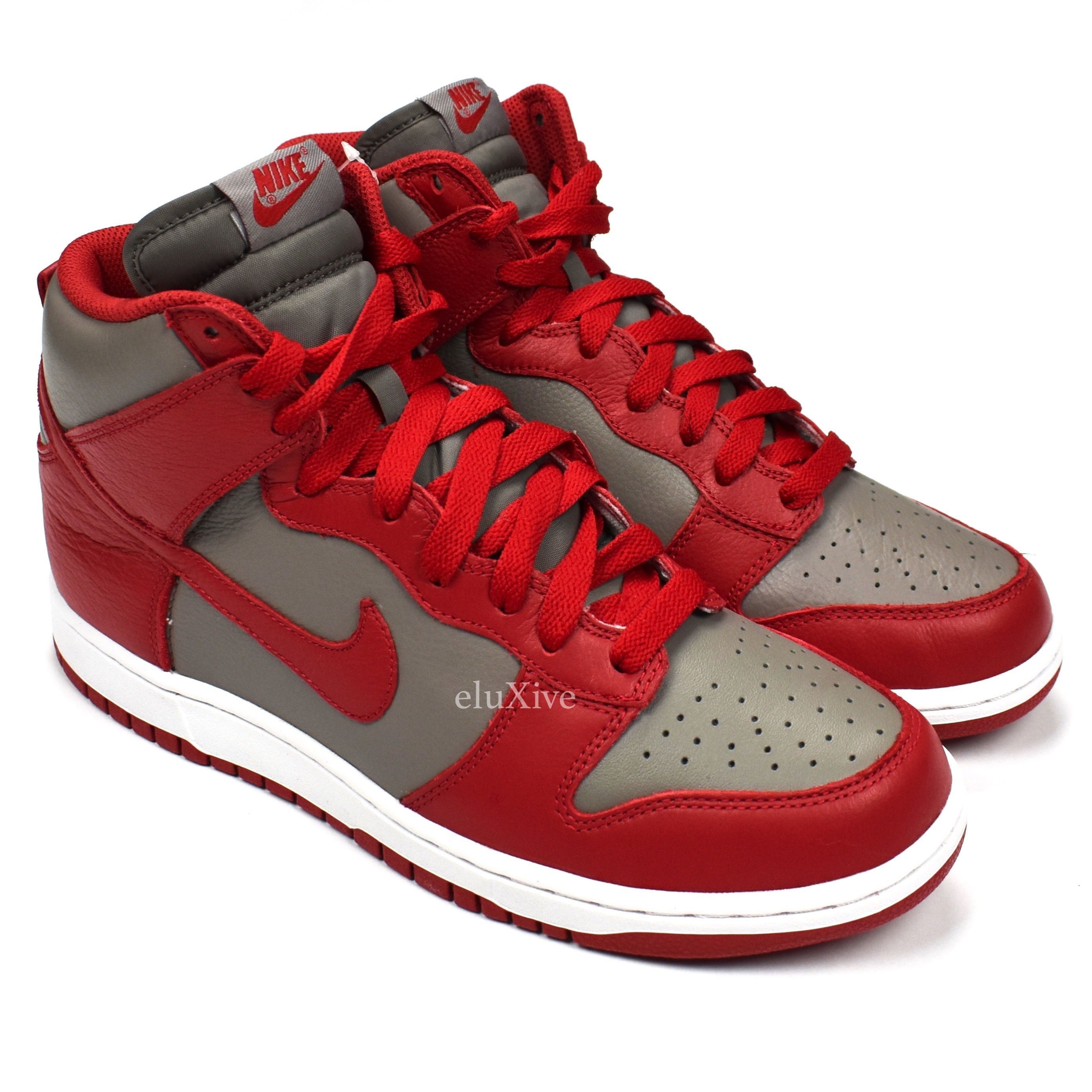 Dunk Retro High QS UNLV Red Gray DS - 1