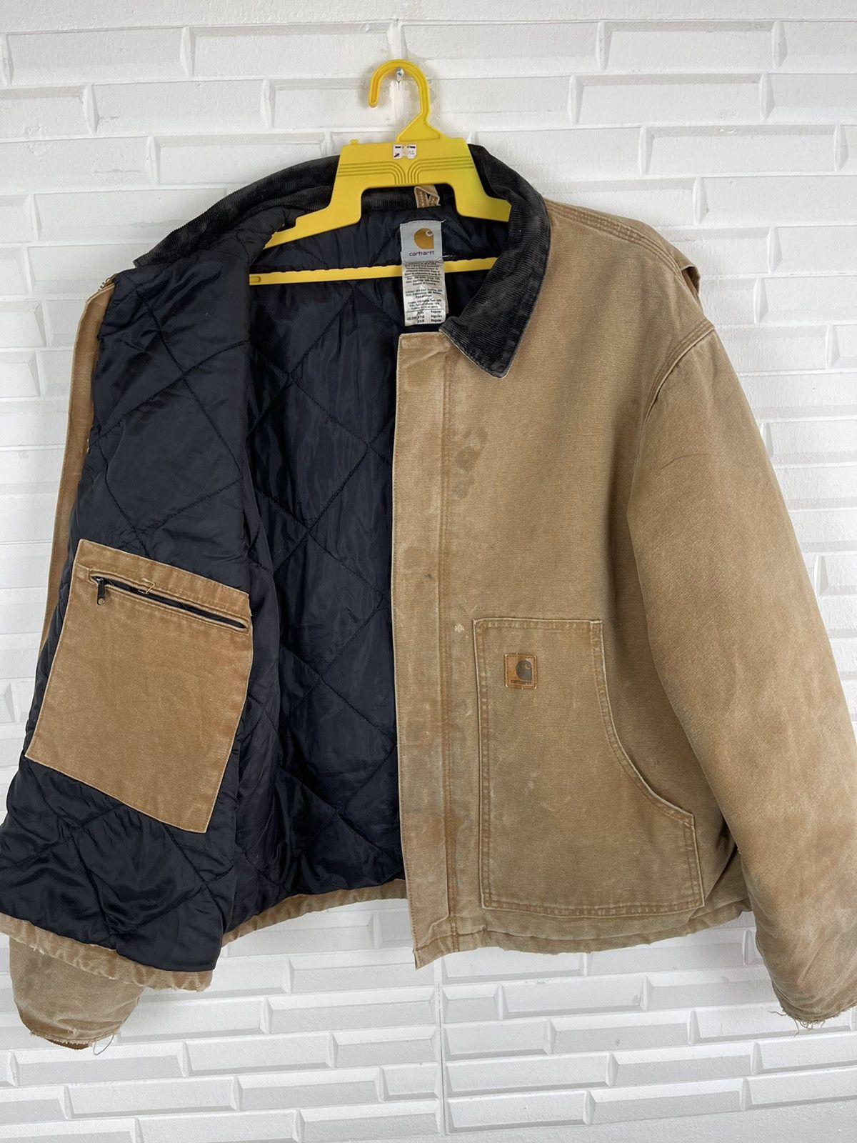 Vintage Carhartt Detroit Jacket Distressed - 7