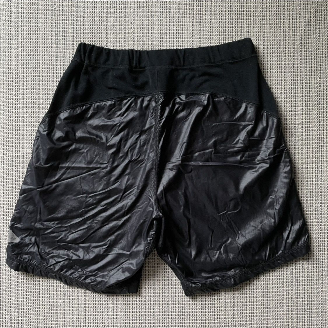 multimodal nylon polyester shorts in black, men’s size 3 - 3