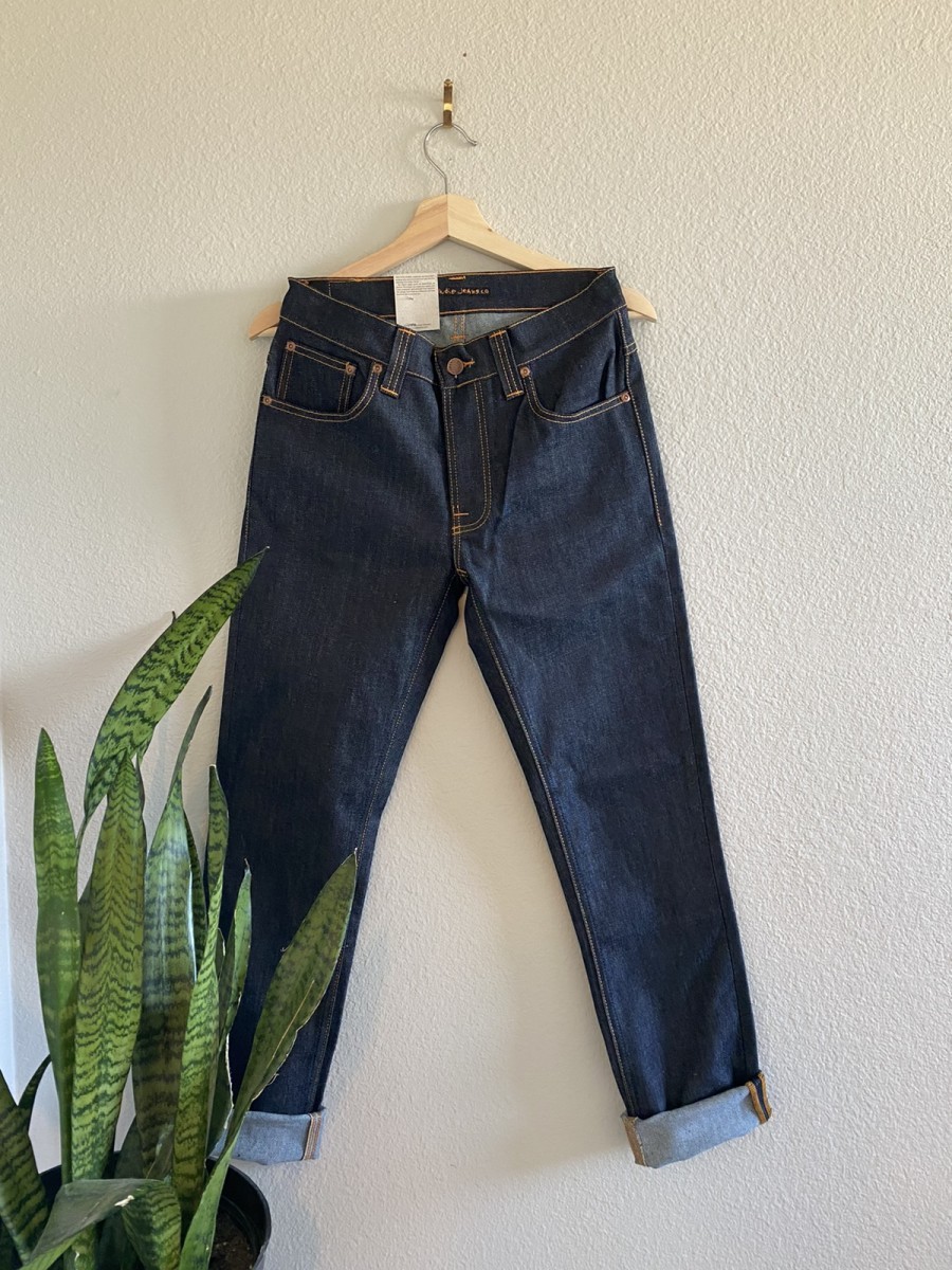 NWT Nudie Grim Tim Dry Denim - 1