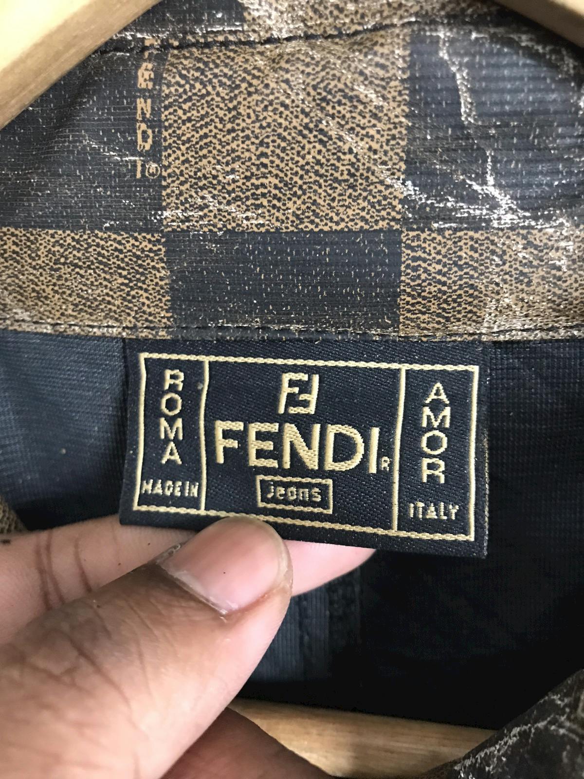 Vintage Fendi Roma Distressed Parka Jacket - 5