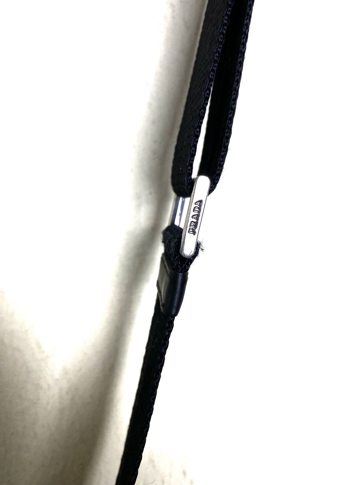 Authentic PRADA Black Tessuto Nylon Shoulder Crossbody Bag - 6
