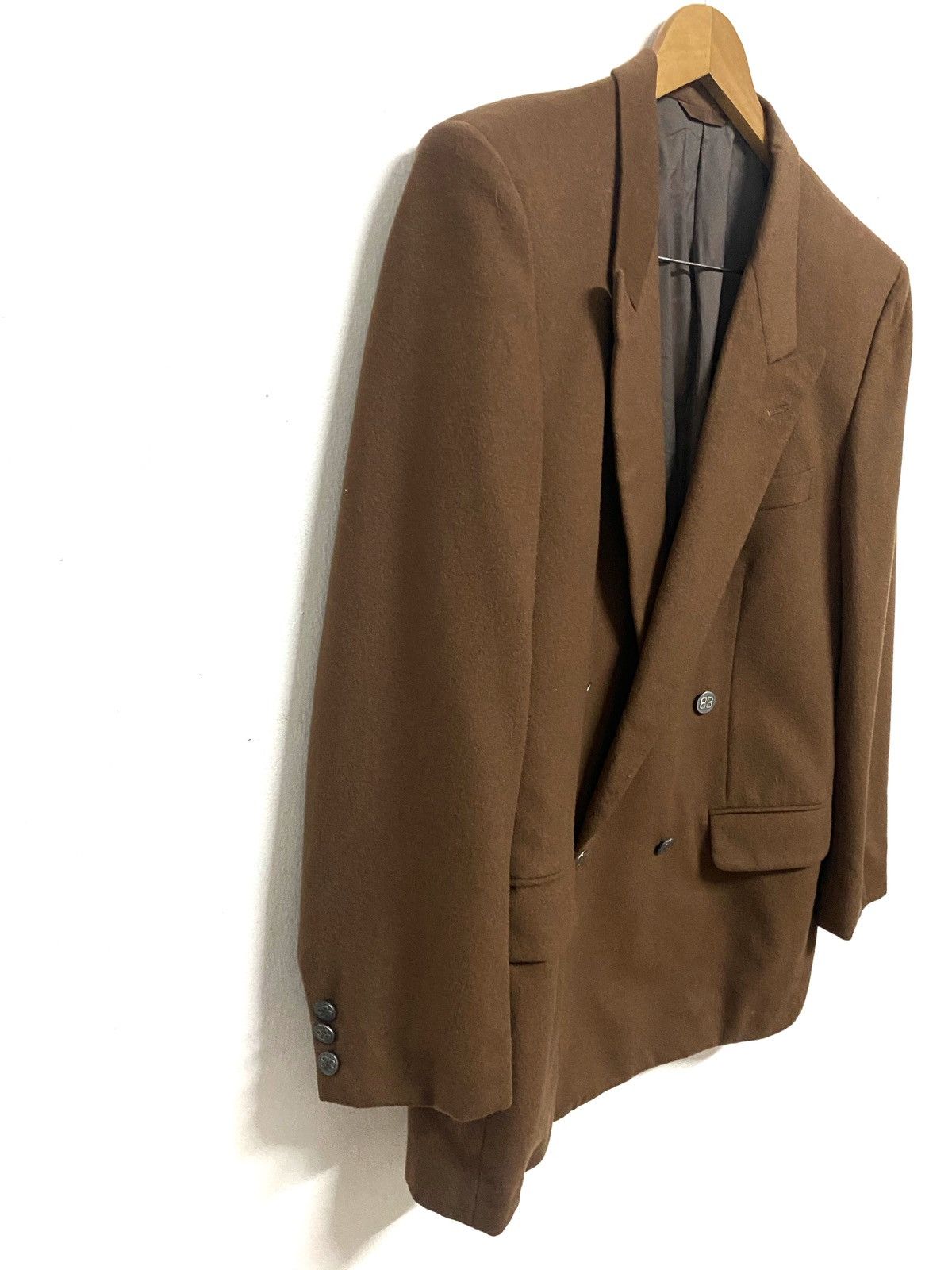 Vintage Balenciaga Cashmere Blazer Suit Jacket - 4