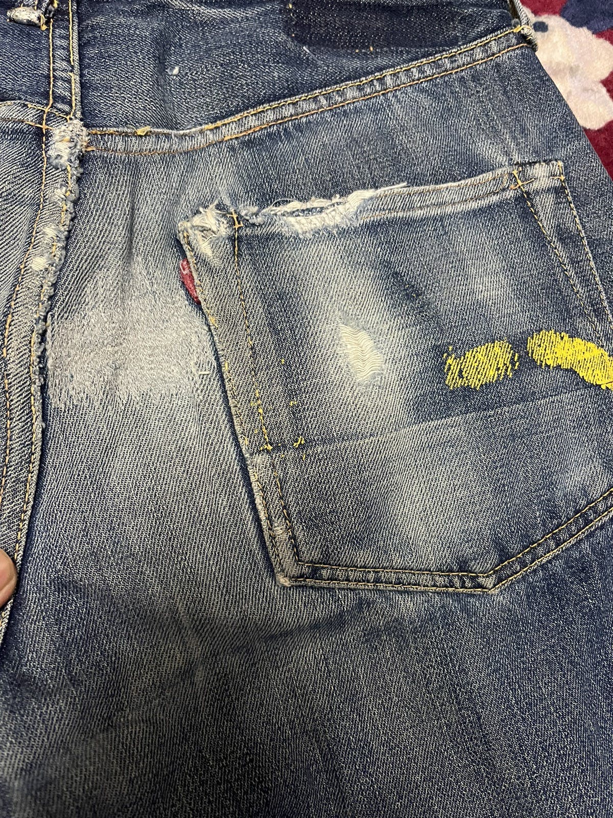 Yamane selevedge jeans distressed - 9