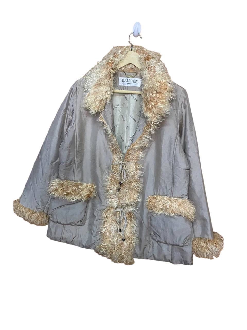Balmain Fur Collar Jacket - 8