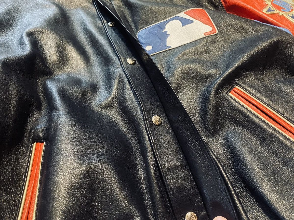 Very Rare - Exclusive Leather Jacket Jeff Hamilton MLB World Series 1993 - 12