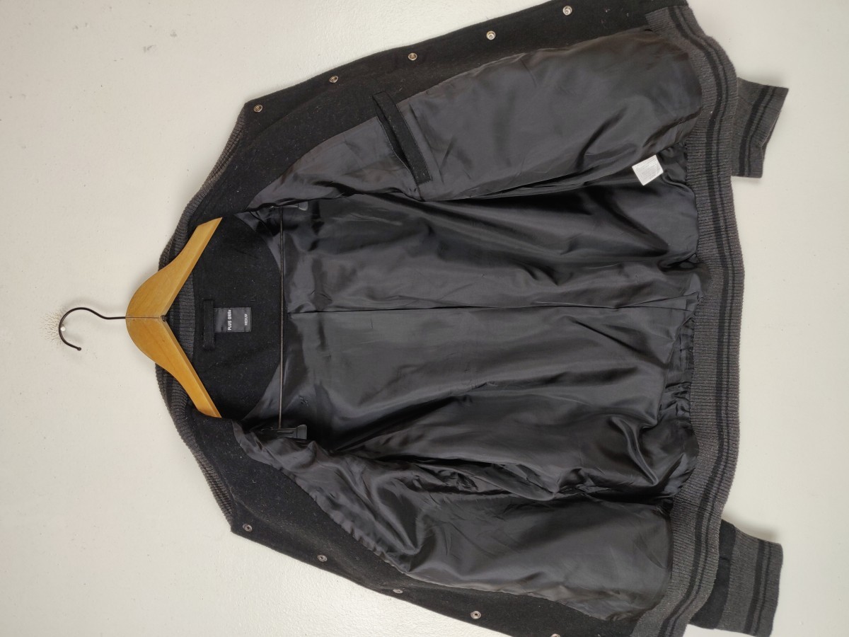 Japanese Brand - Plus One Japan Olain Bomber Varsity Jacket Streetwear - 9