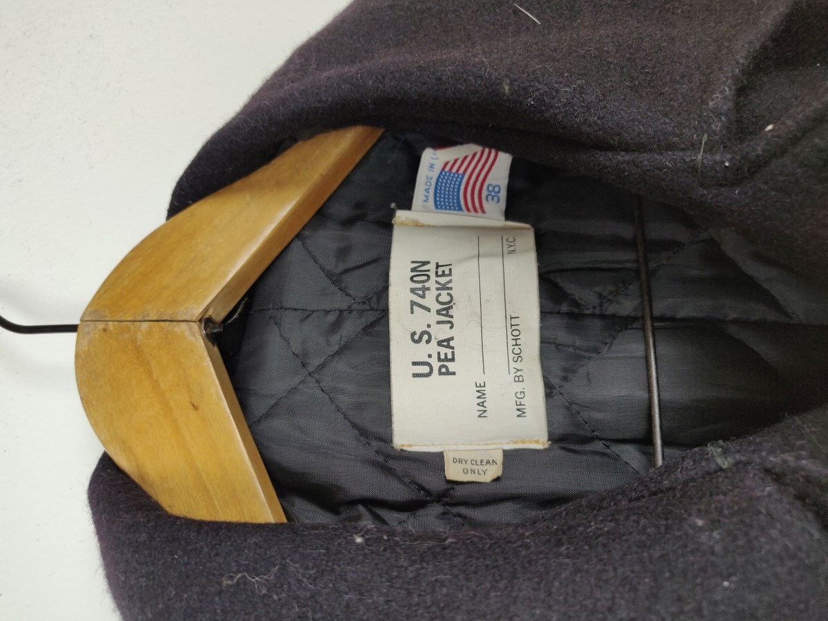 NYC Peacoat 740N Pea Jacket Wool Coat - 4