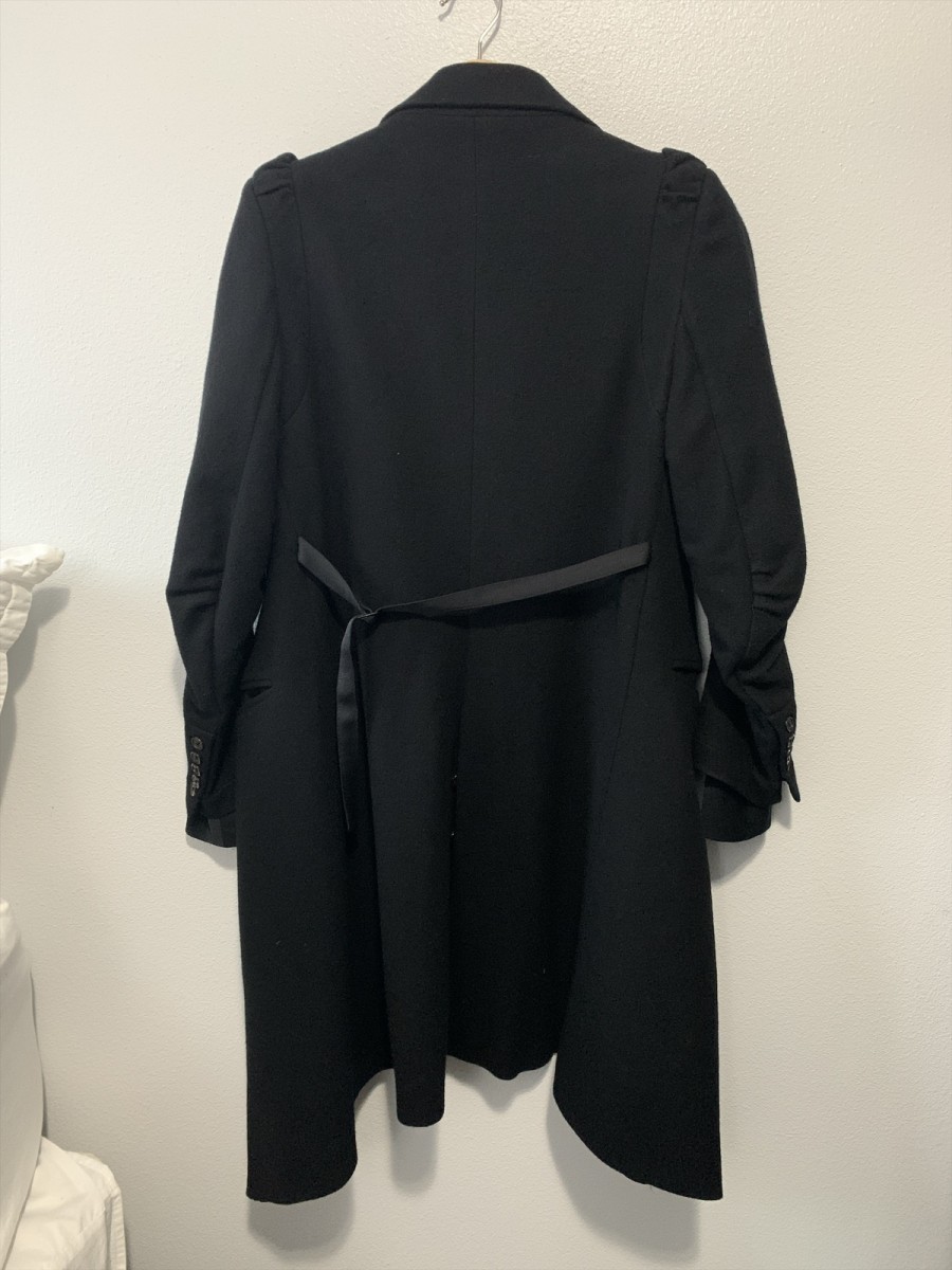 Archive FW09 Black Cashmere Coat 38 - 6