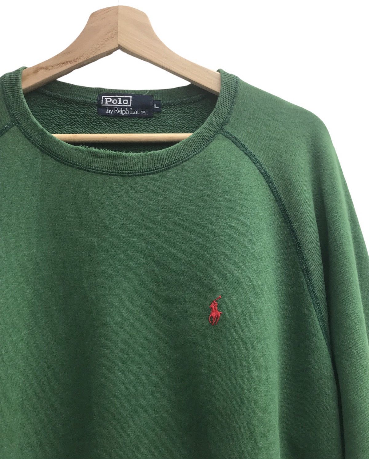 Vintage distressed polo store sweatshirt