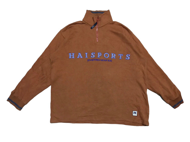 Issey Miyake - Issey Miyake Hai Sporting Gear Half Zip Oversize Sweater - 1