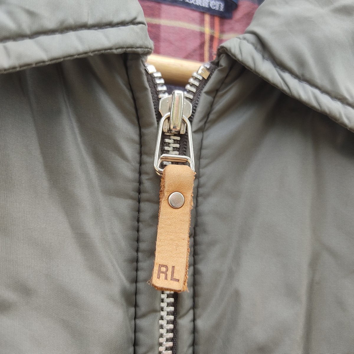 Polo Ralph Lauren - Polo Ralph Lauren Army Green Bomber Harrington Jacket Mods - 6