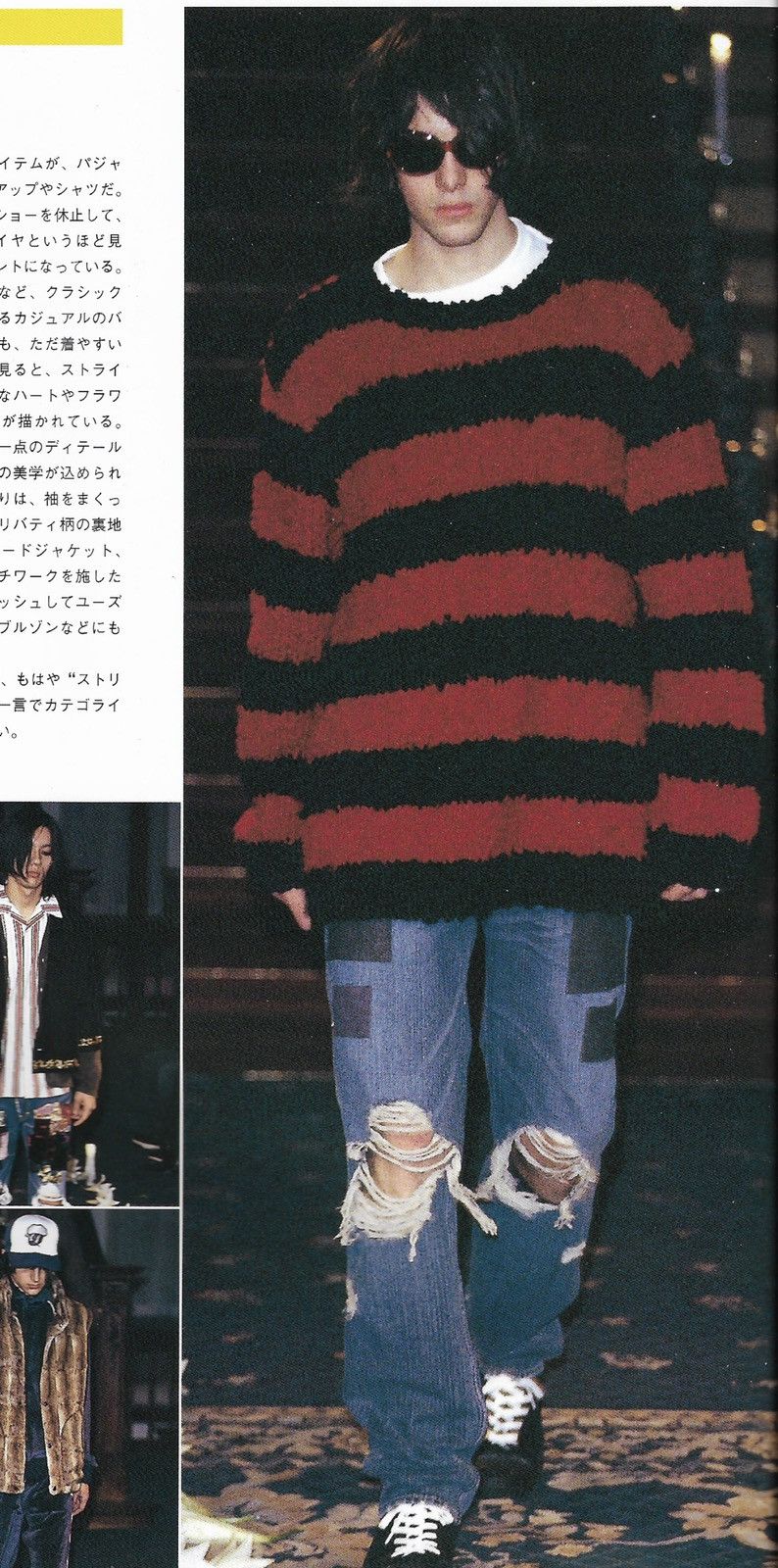 A/W03 “Touch Me I’m Sick” Cobain Grunge Runway Knit Sweater - 2