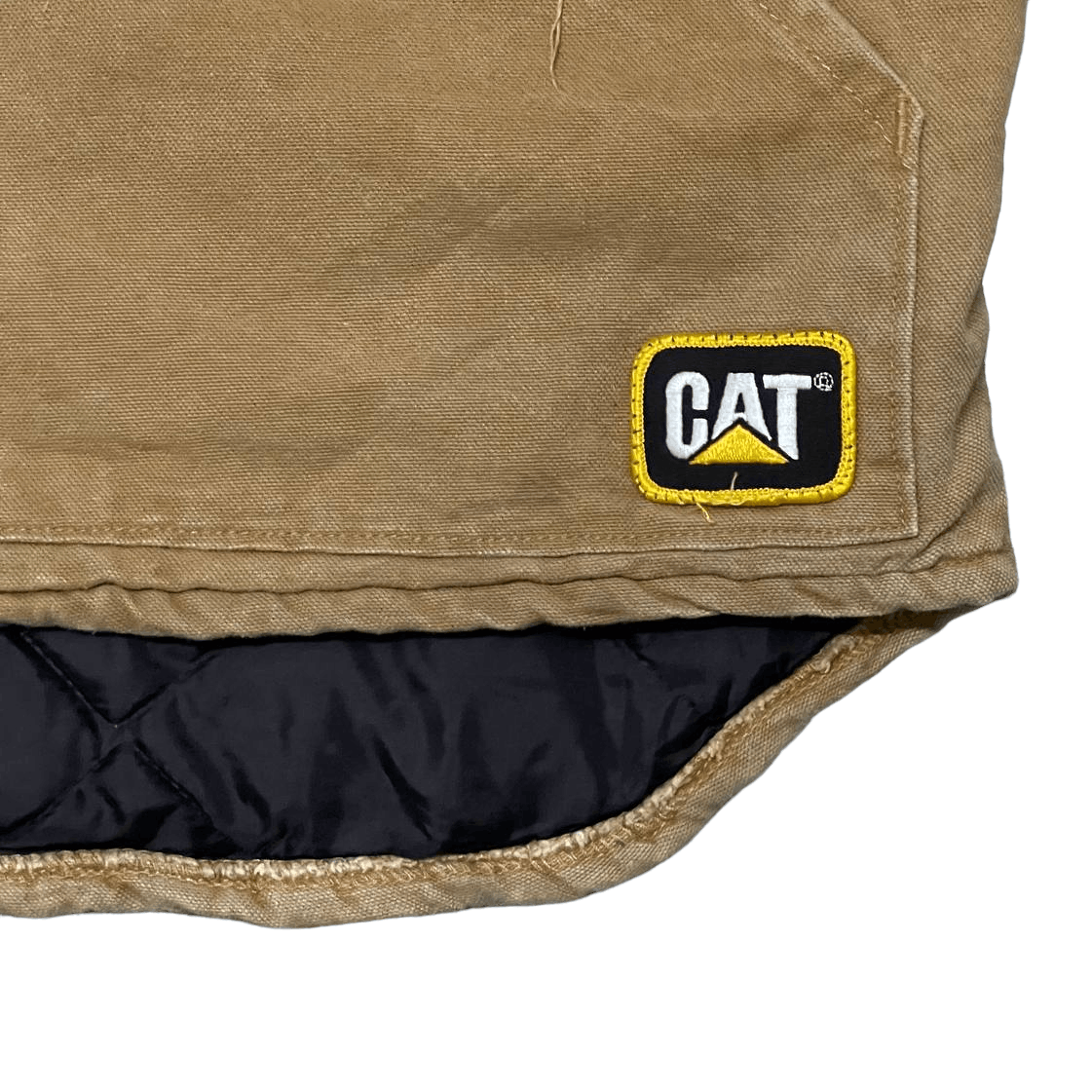 Vintage 80's Caterpillar Cat Duck Chore Vest - 4