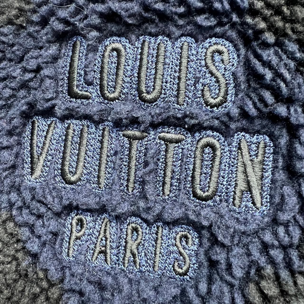 LOUIS VUITTON x nigo2 SS22 checkerboard cashmere teddy coat - 3