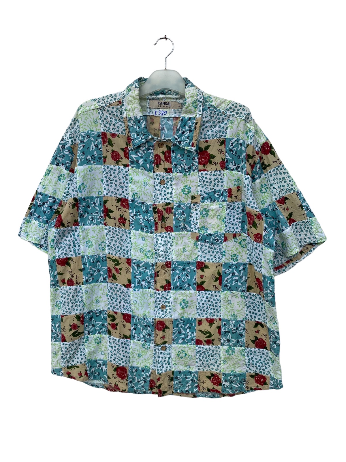 Vintage - Vintage Kansai Yamamoto Flora Design Patchwork - 1