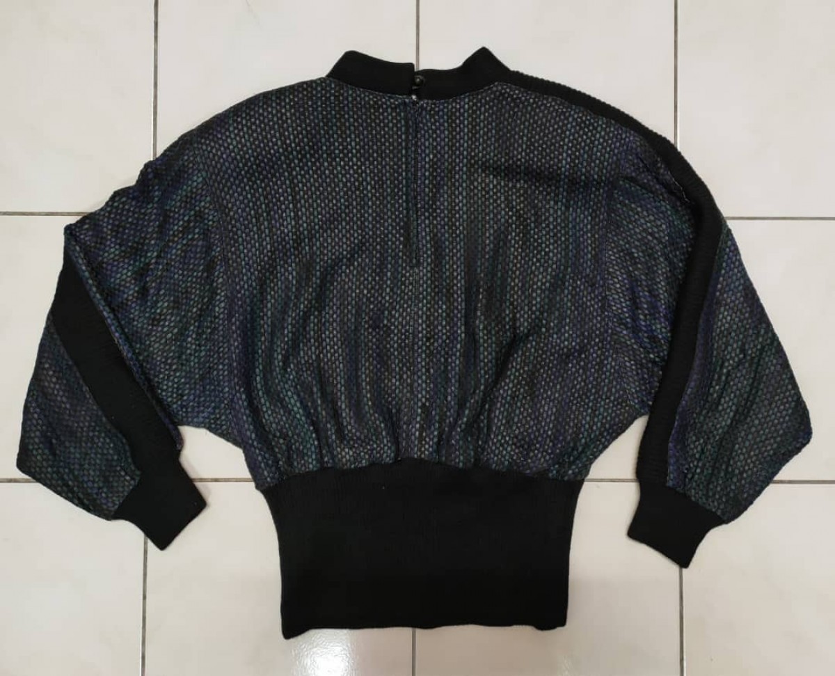 Designer - L.Vaninni Leather Sweater - 1