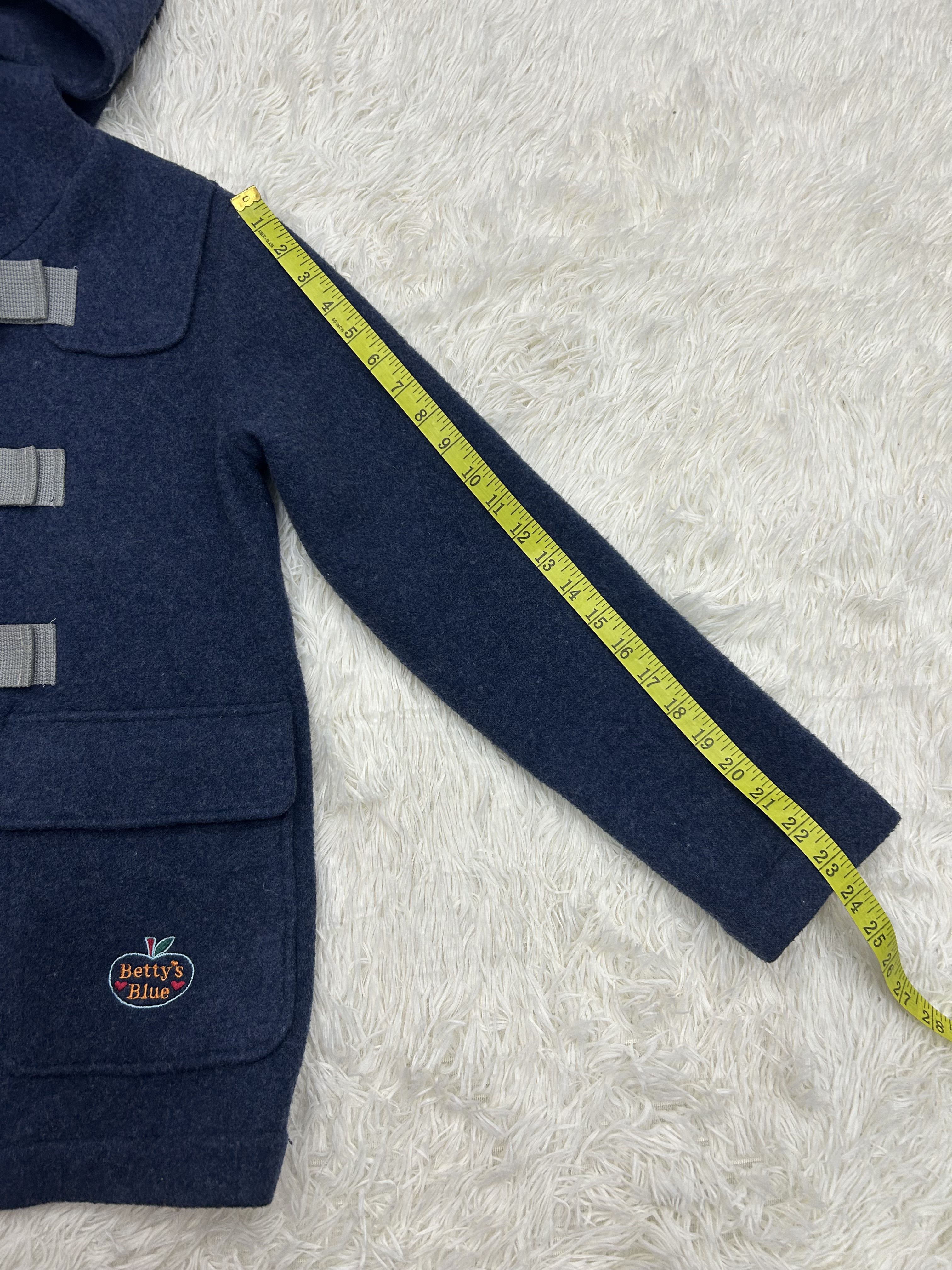 Japanese Brand Betty's Blue Hooded Wool Jacket - 13