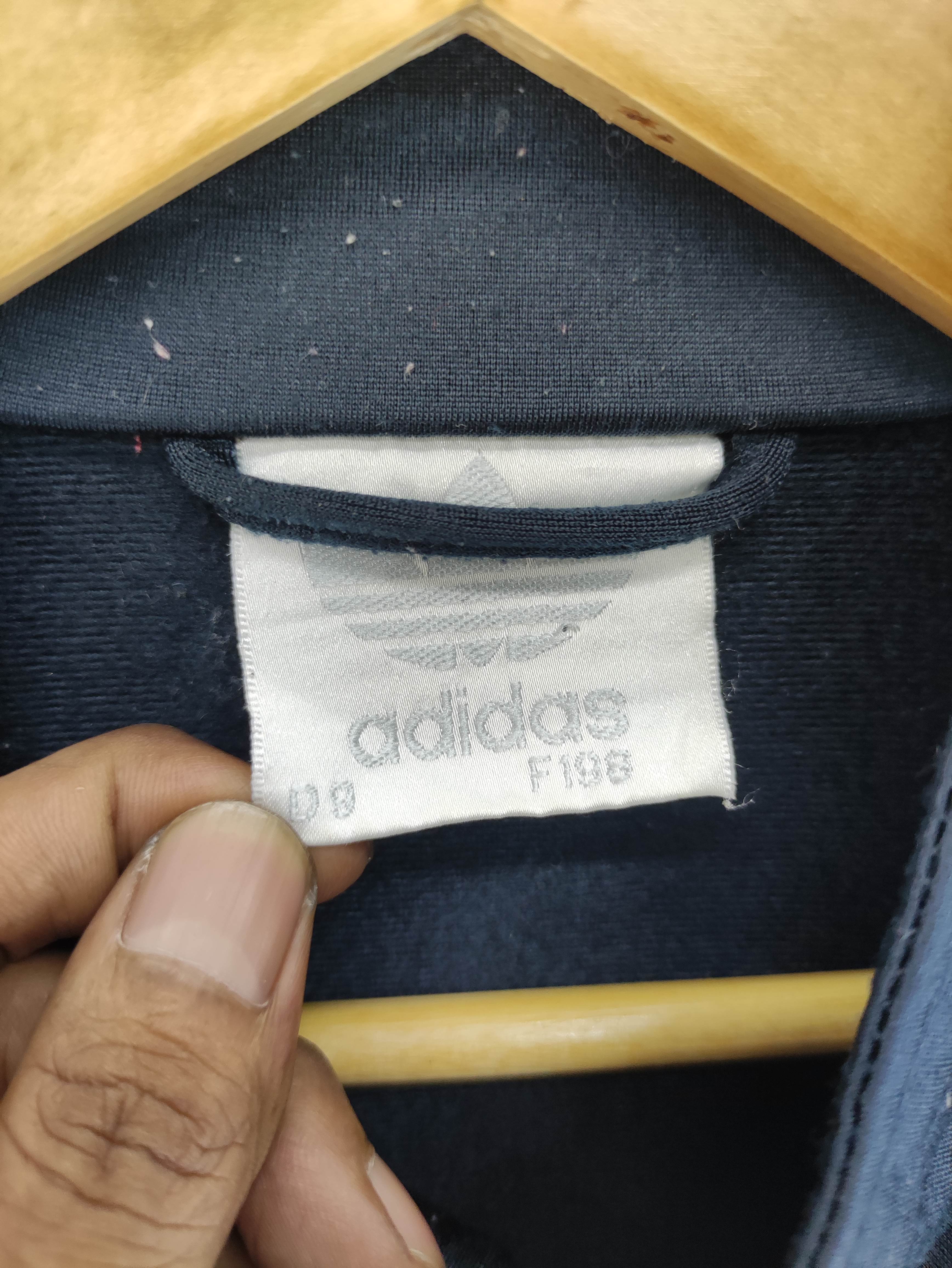 vintage Adidas Tracktop Sweater Blocks Colour Zipper - 3