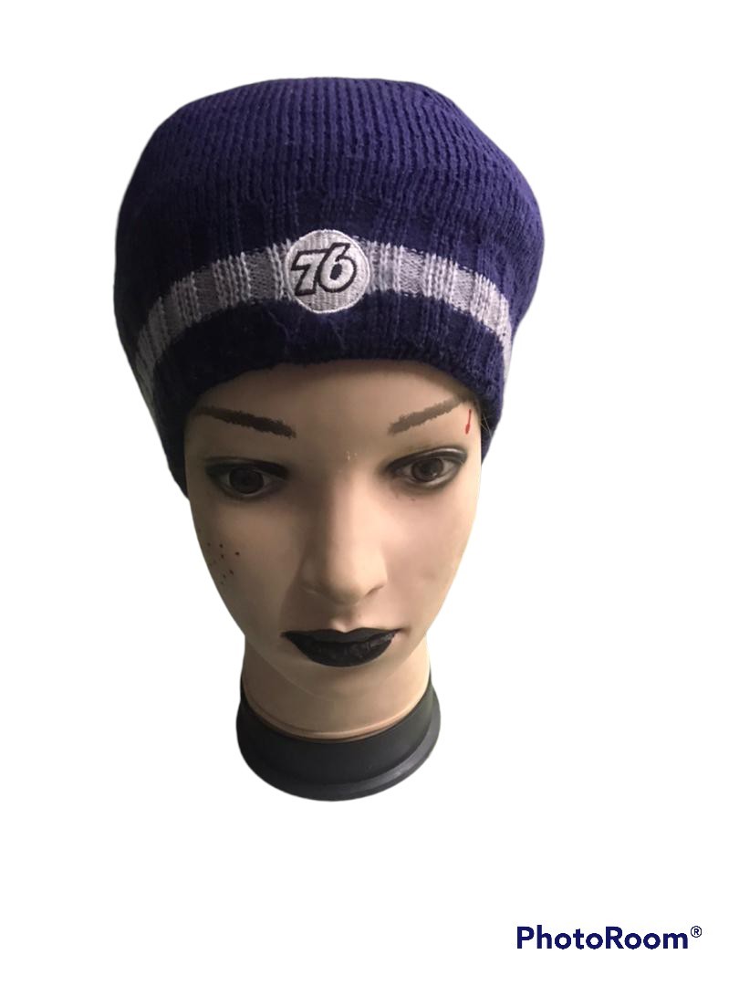 Racing - Vtg 76 motorsport Lubricants oil embroidery logo Beanie hat - 1
