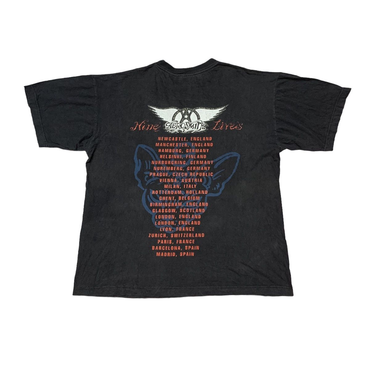 Vintage AEROSMITH Nine Live Tour Tee - 2