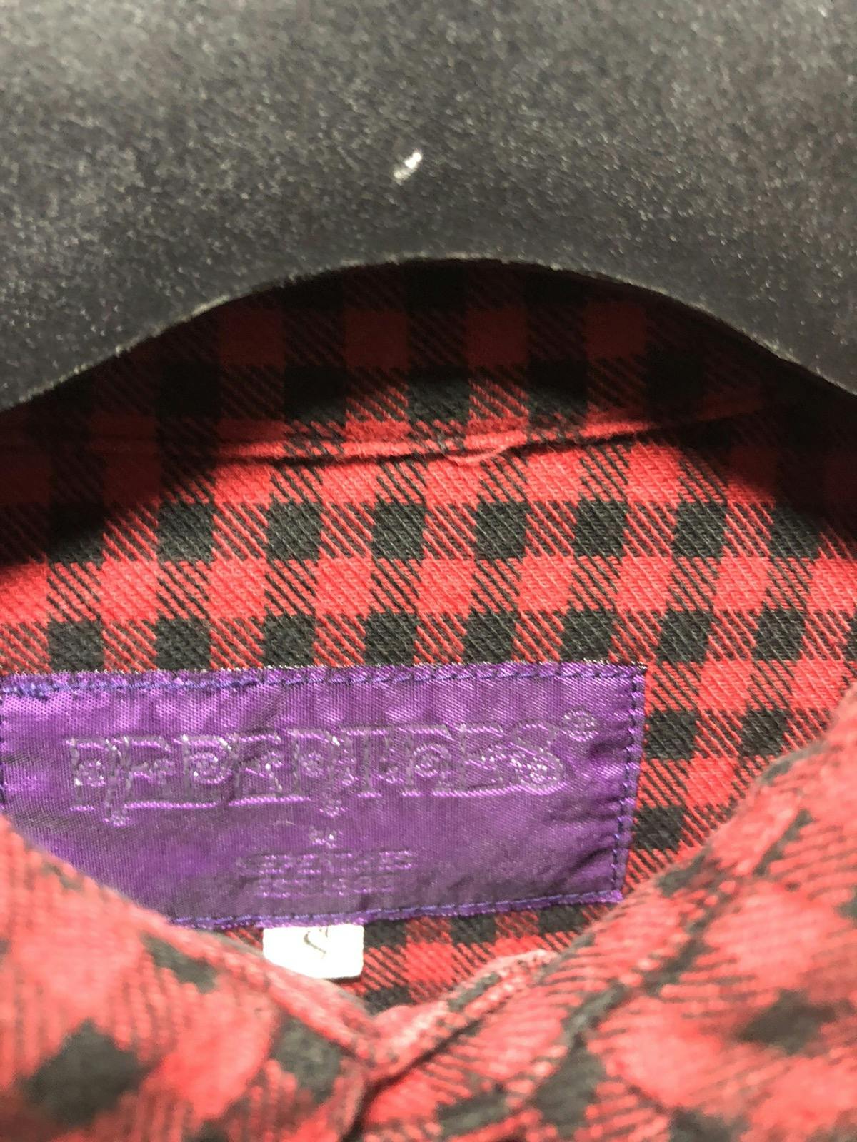 NEPENTHES Flannel Shirt Double Pocket Plaid Japan Made - 2