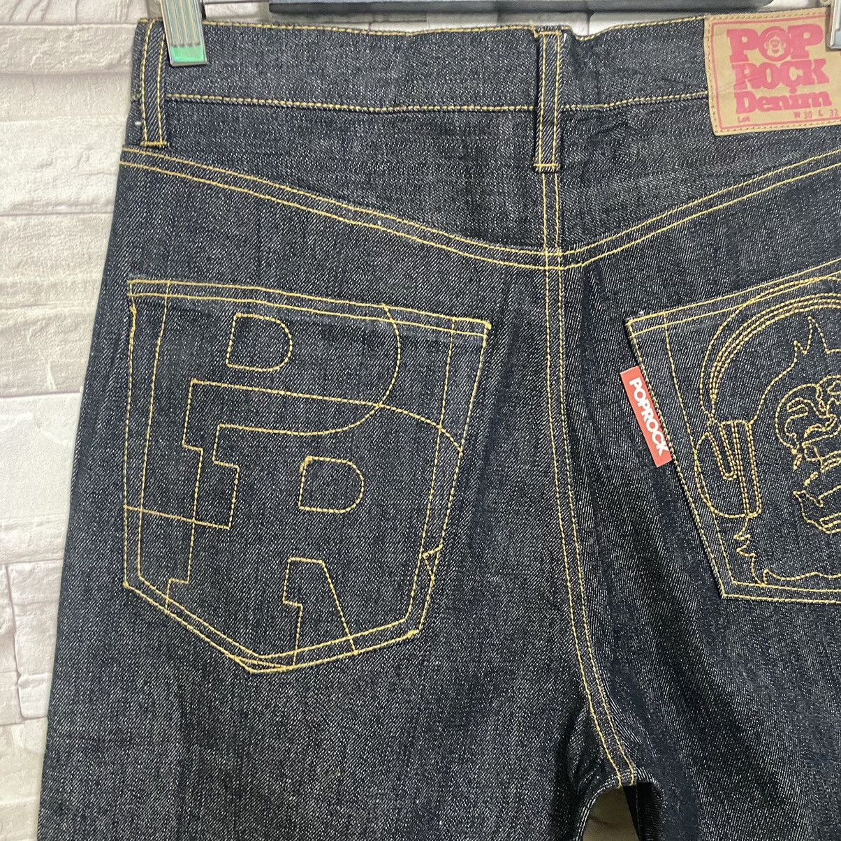 Japanese Brand POP ROCK DENIM Embroidery Jeans - 13