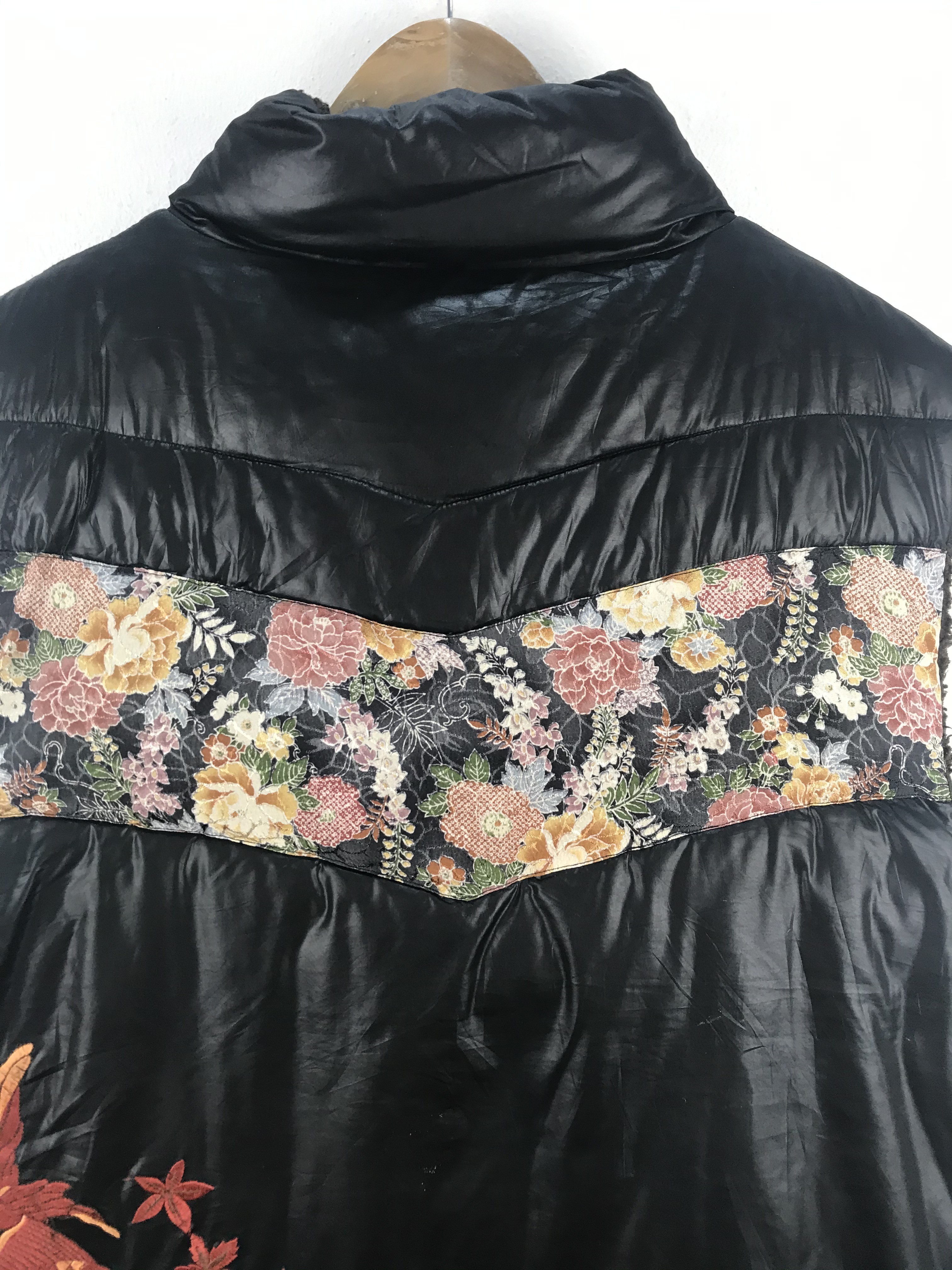 Sukajan Souvenir Jacket - Karakuri Tamashi Sukajan Puffer Fish Koi Vest - 8