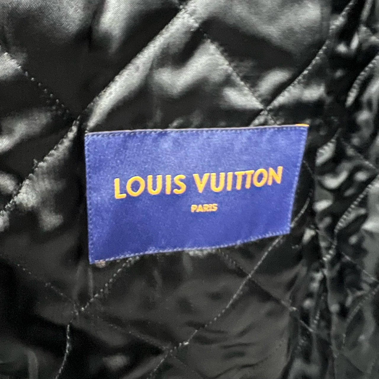 Louis vuitton logo monogram pocket patchwork leather jacket - 3