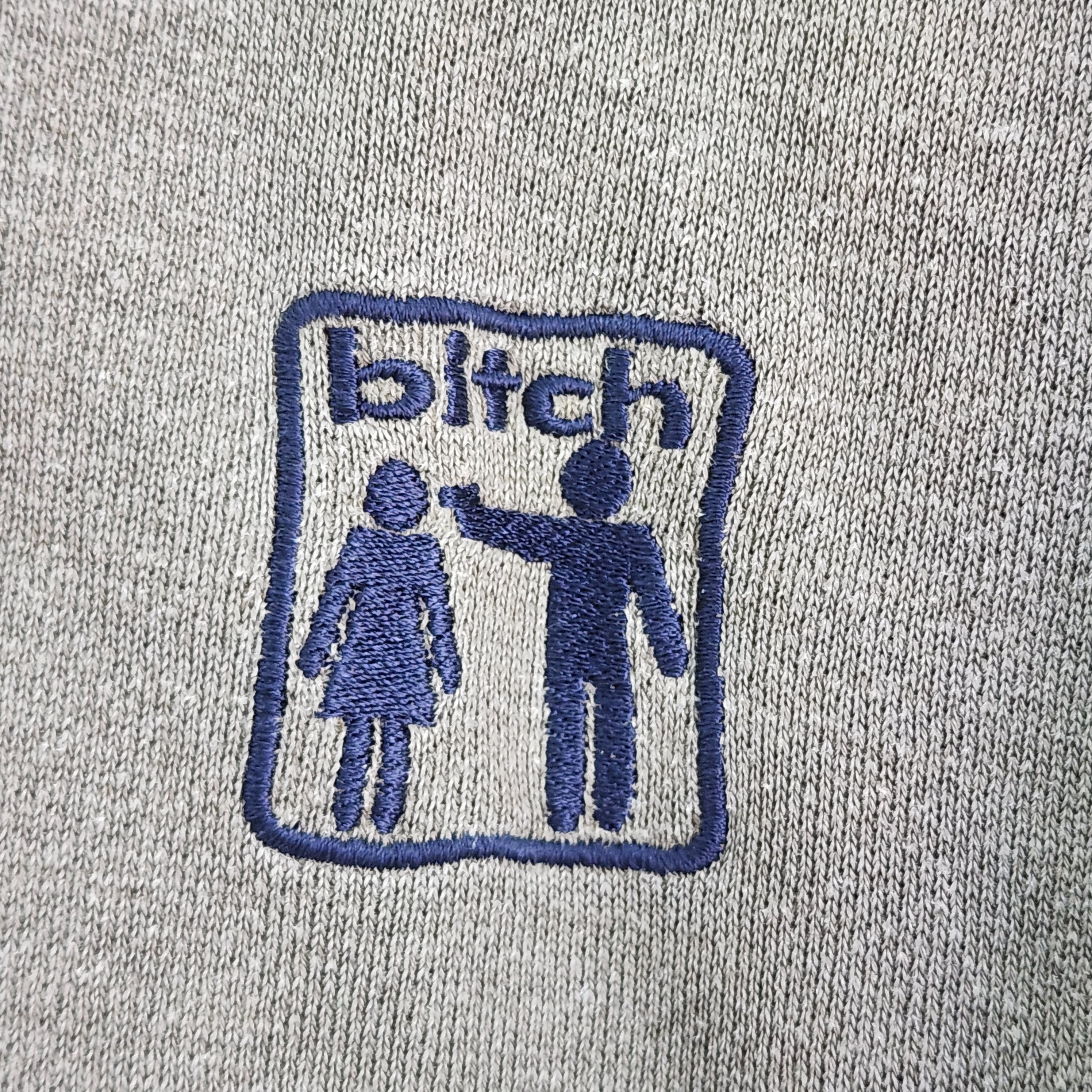 Vintage 80s Bitch Skategang Jumper Sweatshirts Streetwear - 5