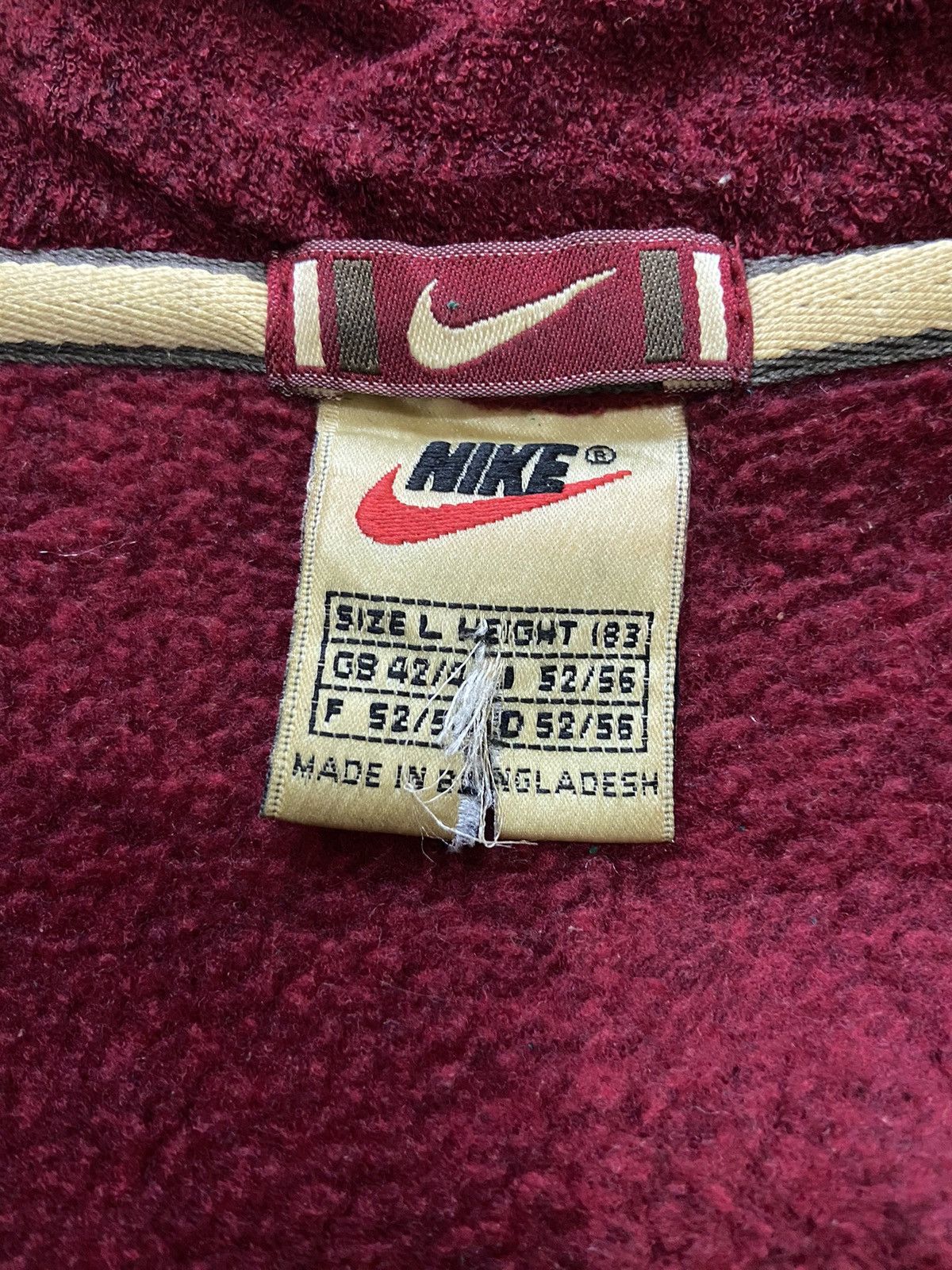 Vintage 90s Nike Halfzip Oversized Fleece Sweatshirt - 6