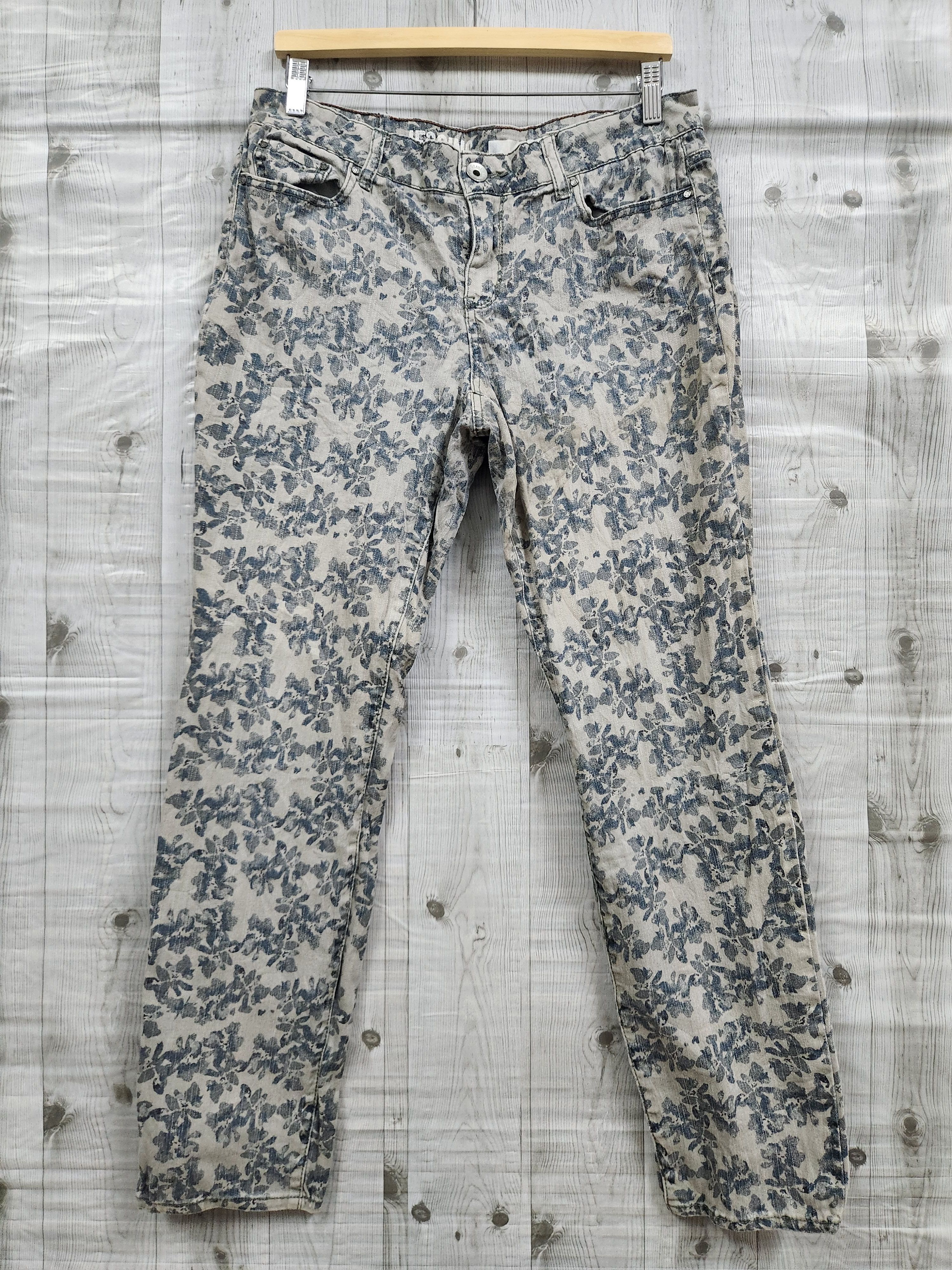 Vintage - Full Printed DKNY Pants Denim - 1