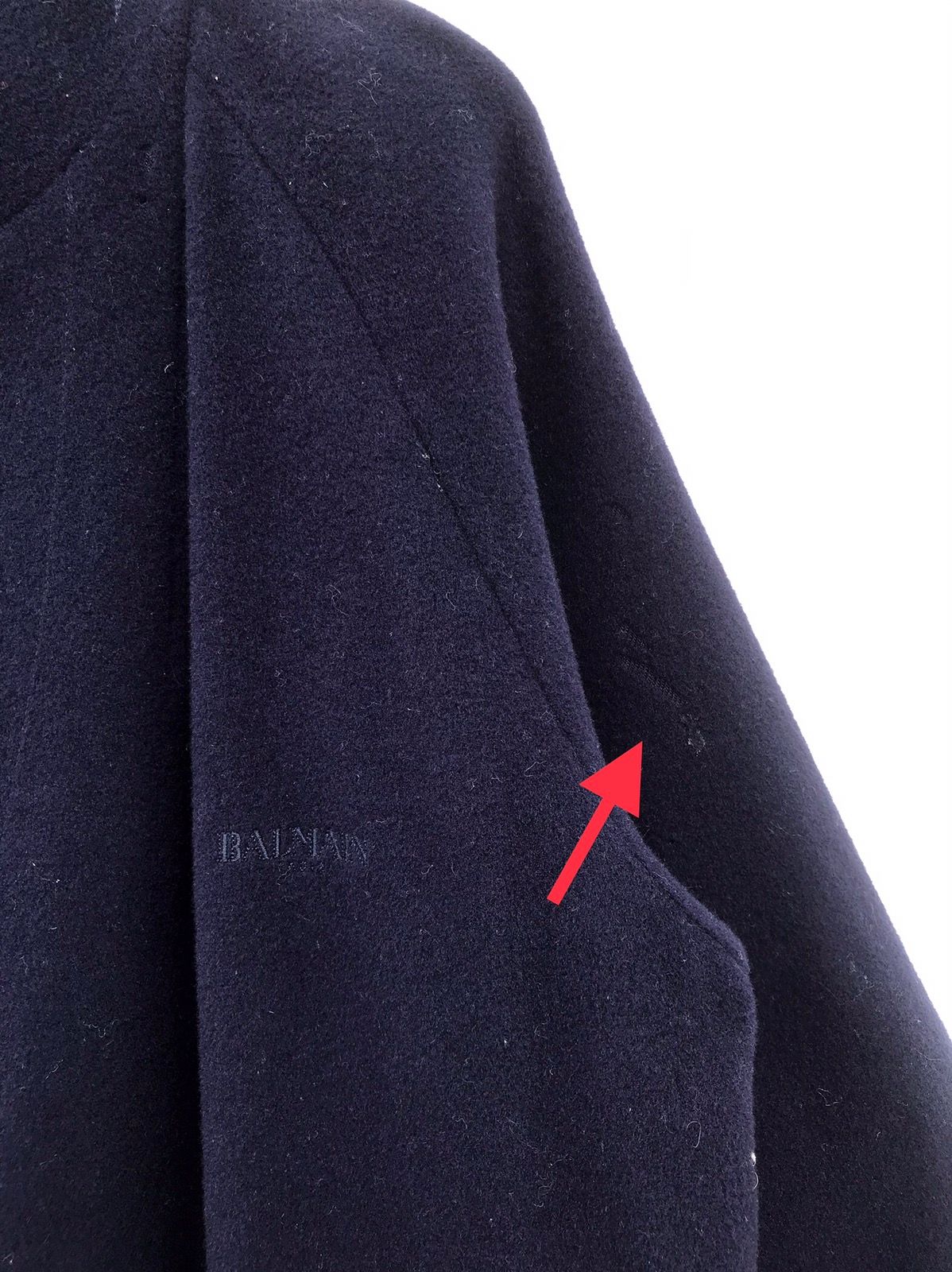 Balmain Paris Wool Belted Coat - 11