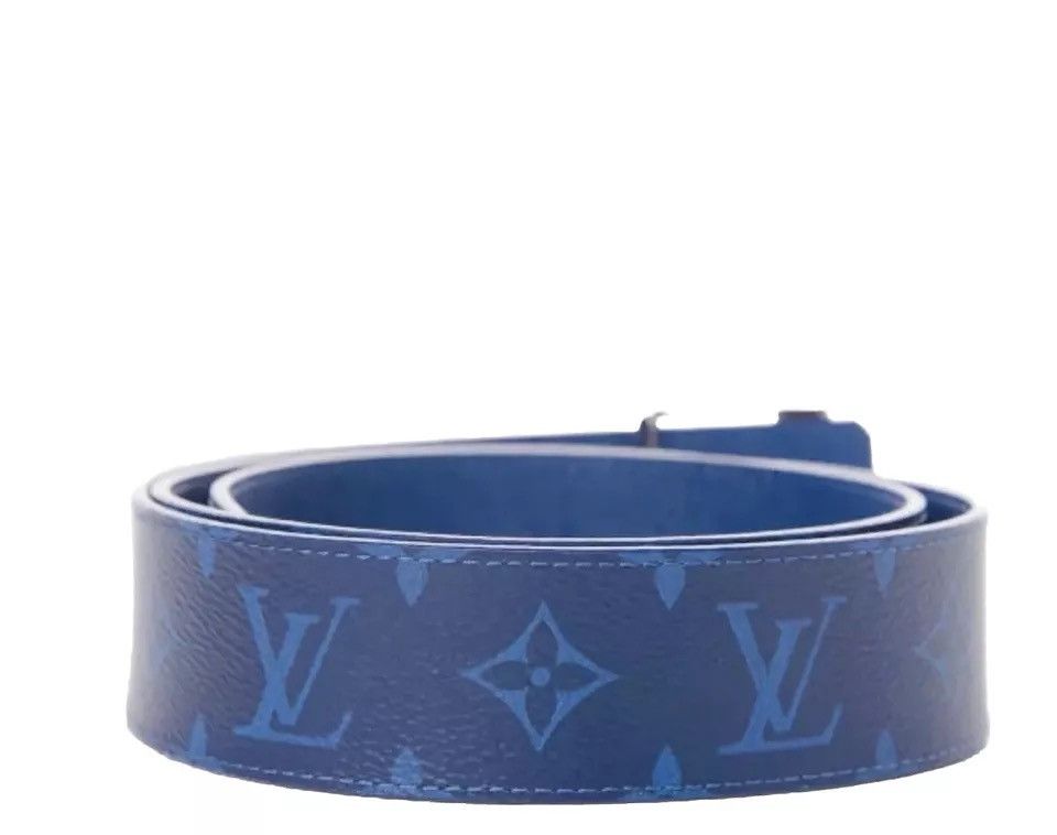 Authentic Louis Vuitton COBALT TAIGARAMA MONOGRAM INITIALES - 13