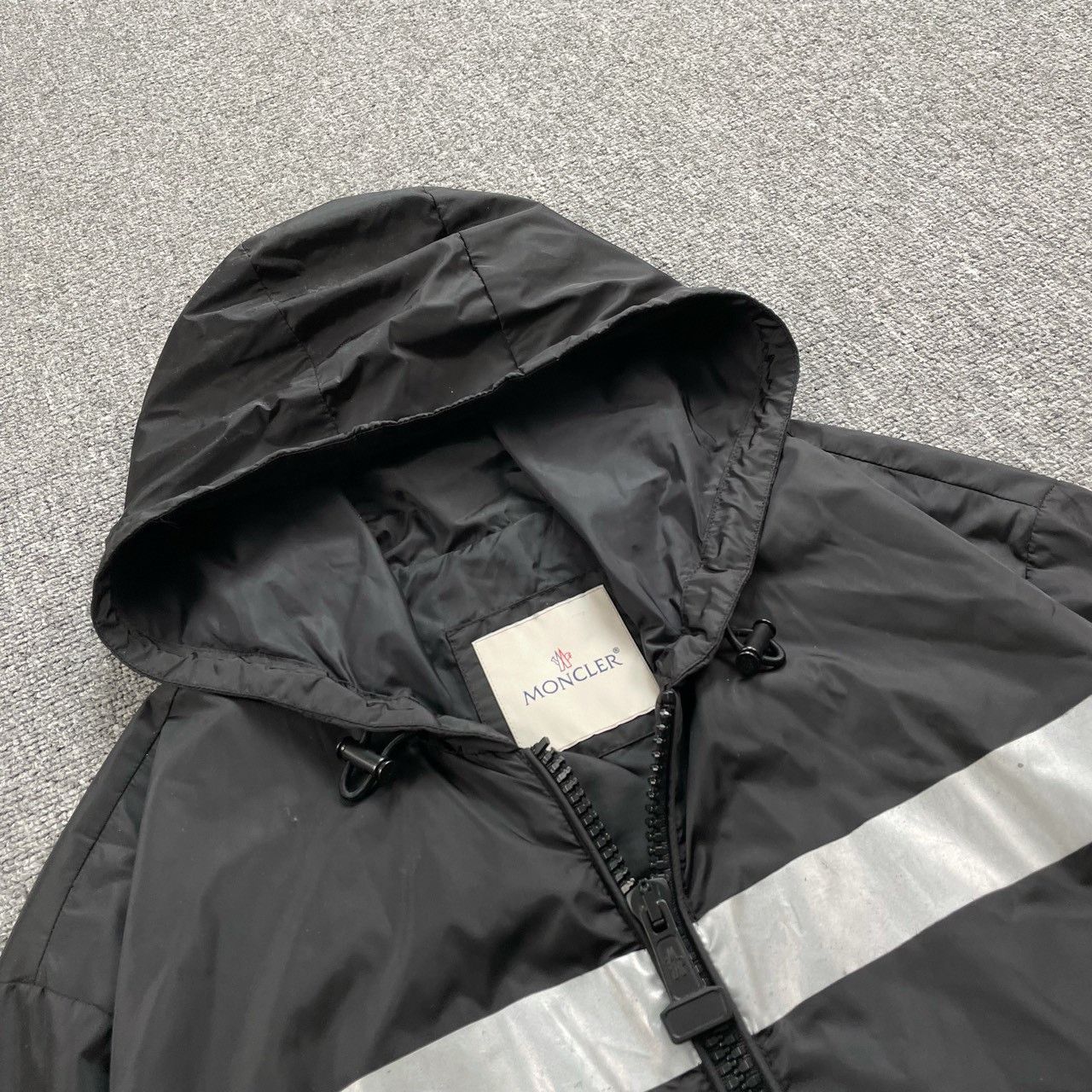 Moncler x Off-white 3M Reflective Zip-up Hoodie Light Jacket - 4