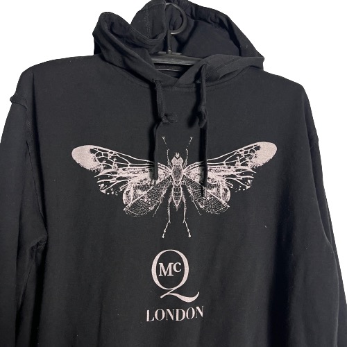 🔥BEST OFFER🔥Alexander McQueen MCQ Black Fly Hoodie Pullover - 2