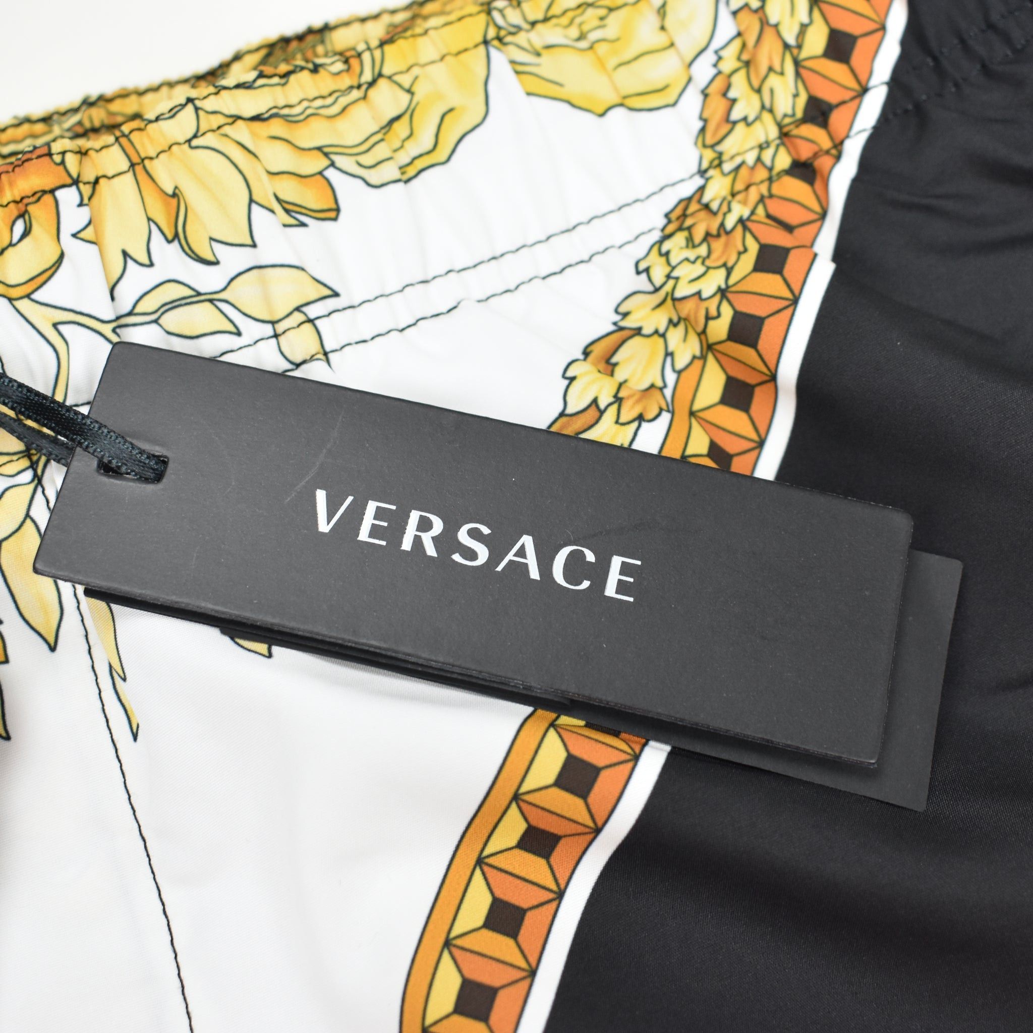 Versace Barocco Print Swim Shorts Medusa sz 4 - 4