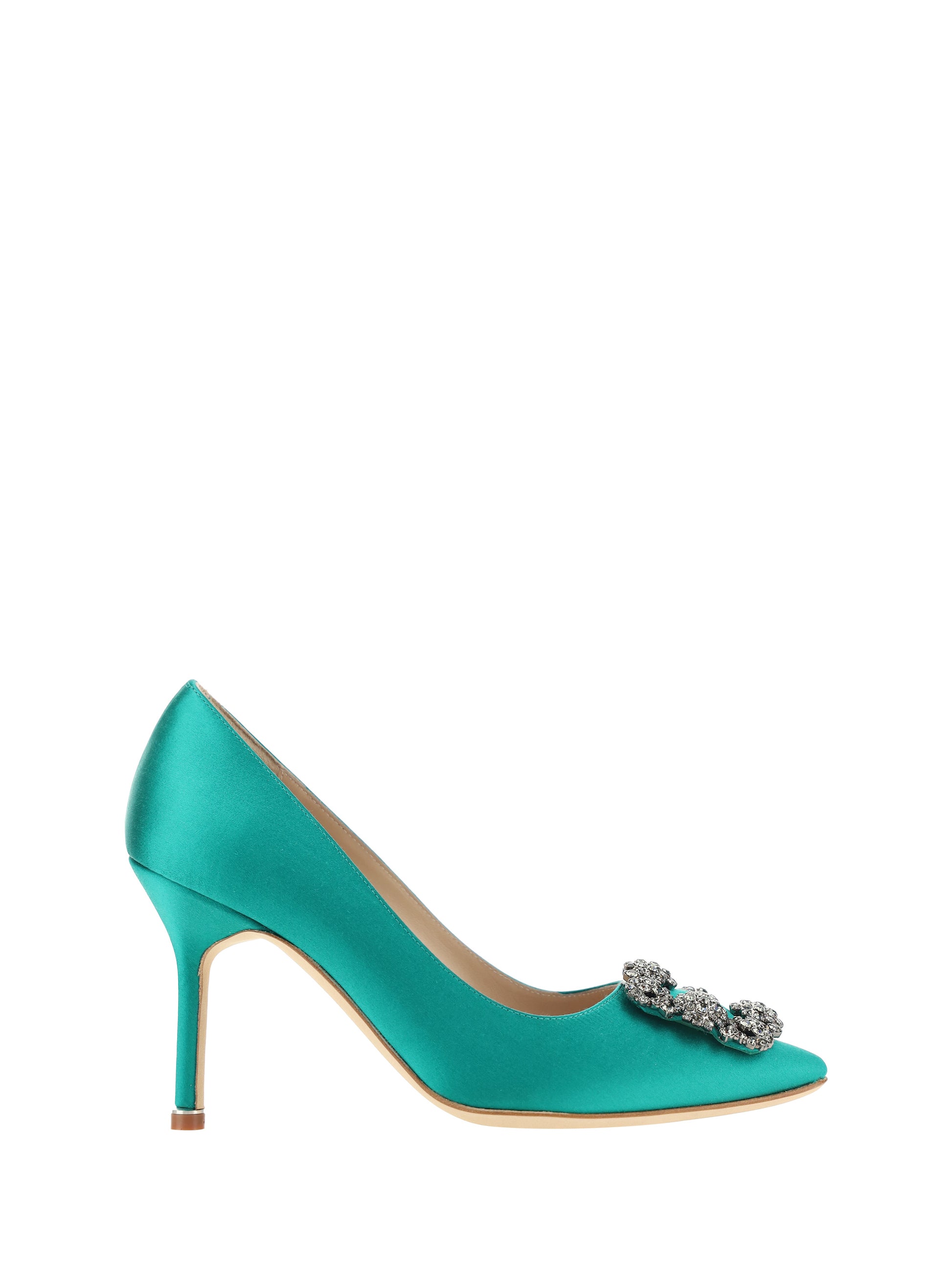 Hangisi embellished satin pumps - 2