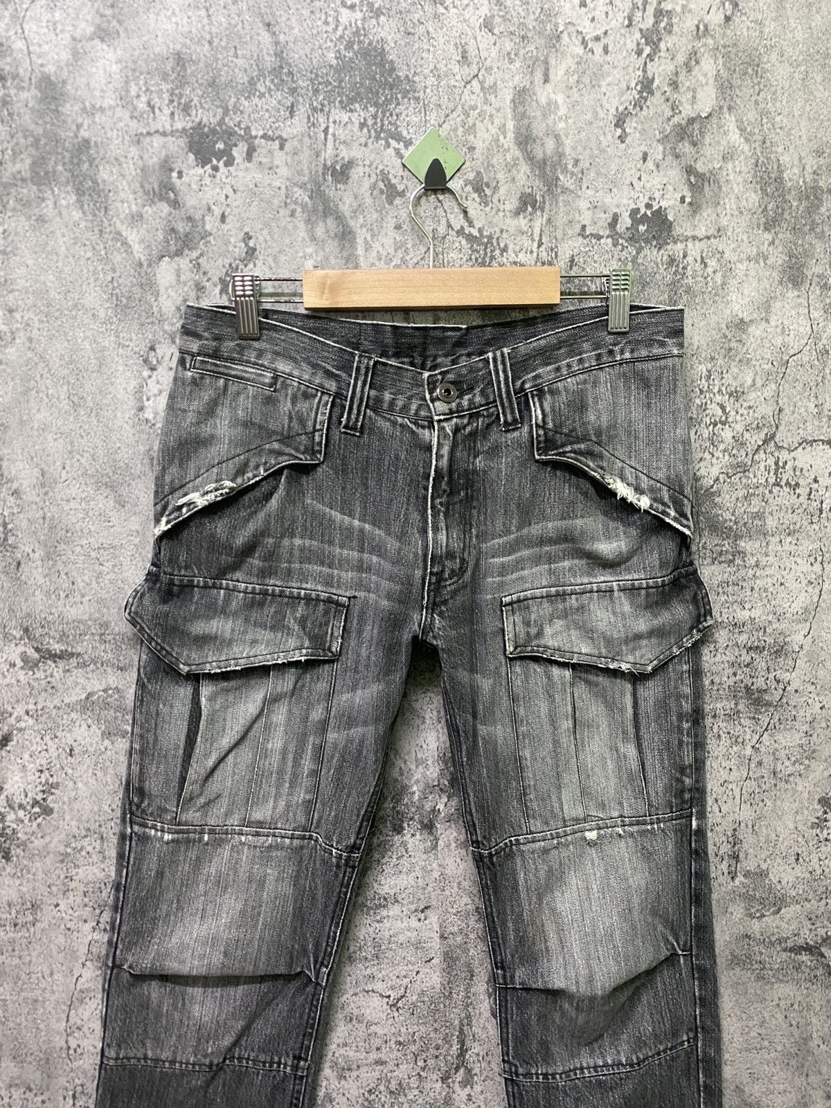 Distressed Denim - 🇯🇵 RUPERT THE DIFFERENCE Tactical Cargo Multipocket - 3