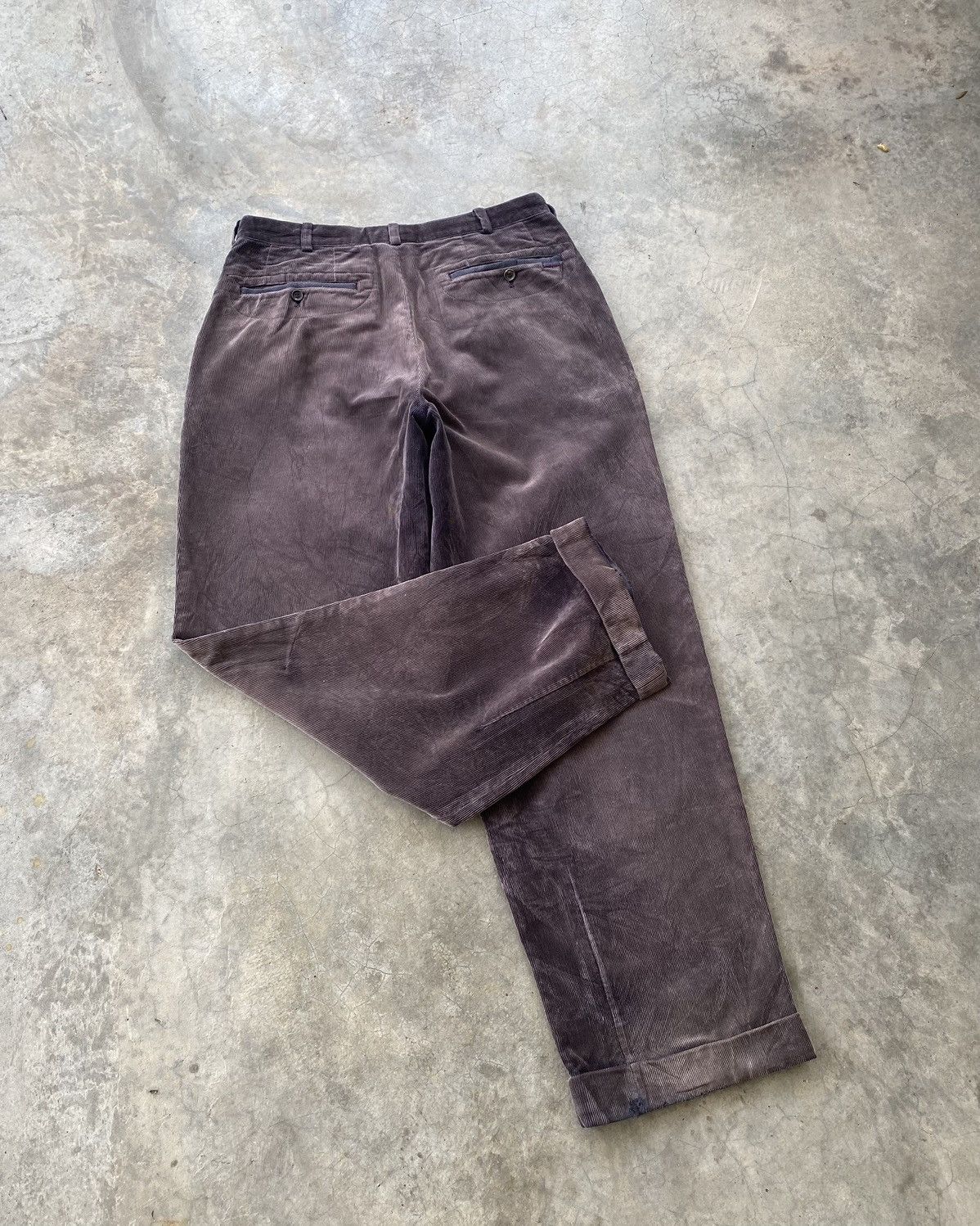 JAPANESE DESIGNER PAPA’S BAGGY CORDUROY PANTS INSPIRED YOHJI - 7