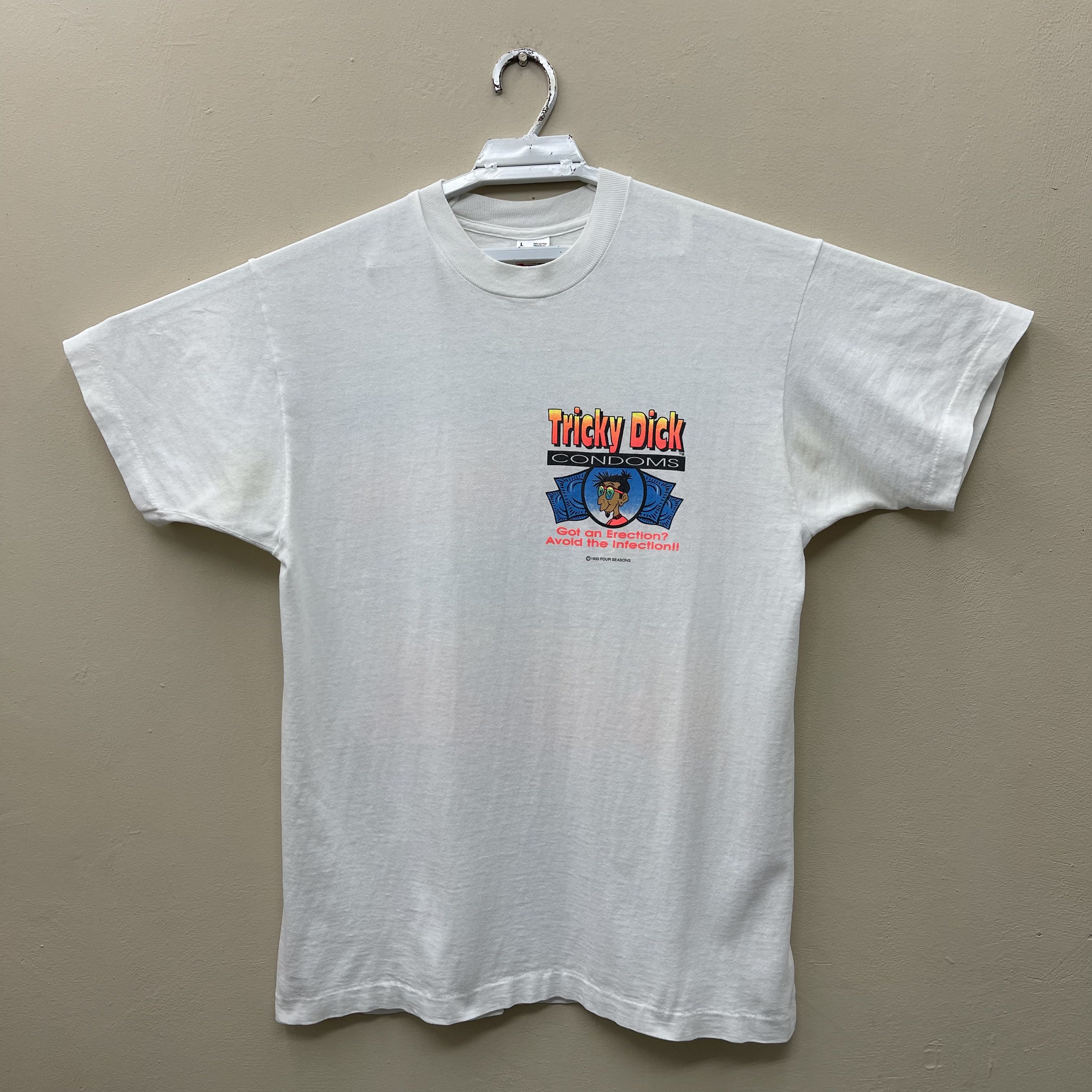 Other Designers Vintage 90s T-Shirt Tricky Dick Will Work For Sex 