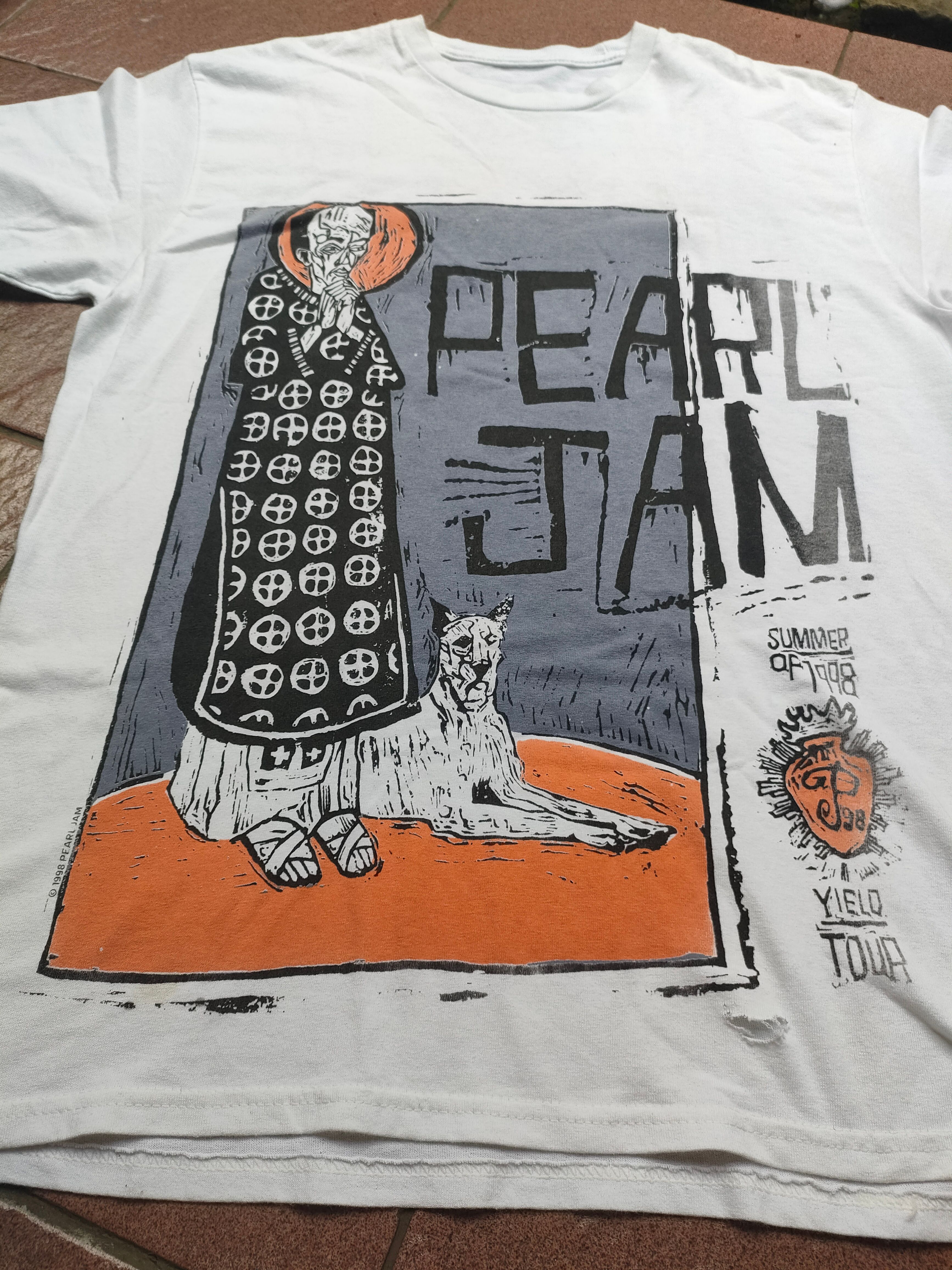 Vintage Pearl Jam 1998 Tour T Shirt - 5